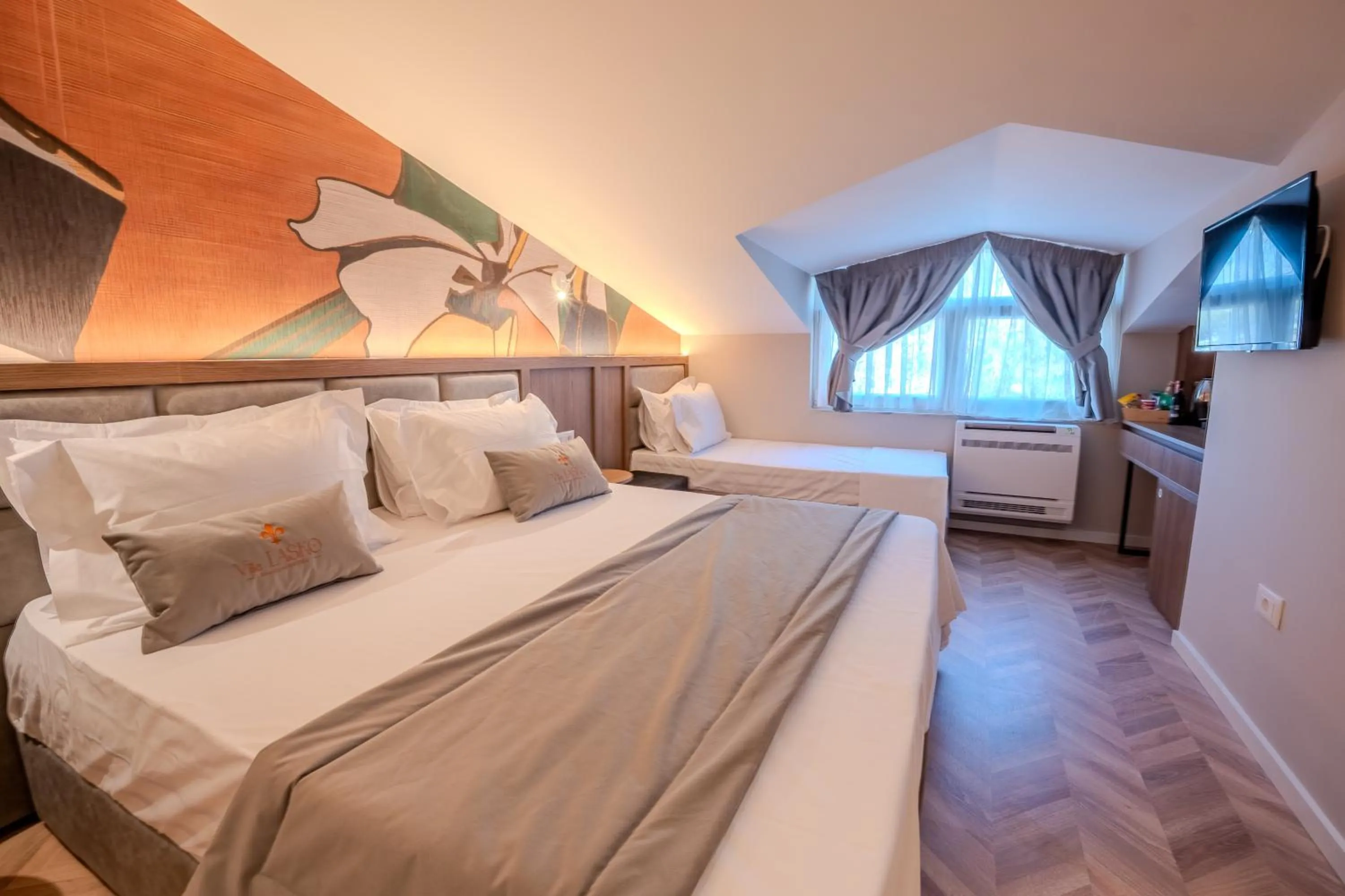 Bed in Vila Lasko Hotel