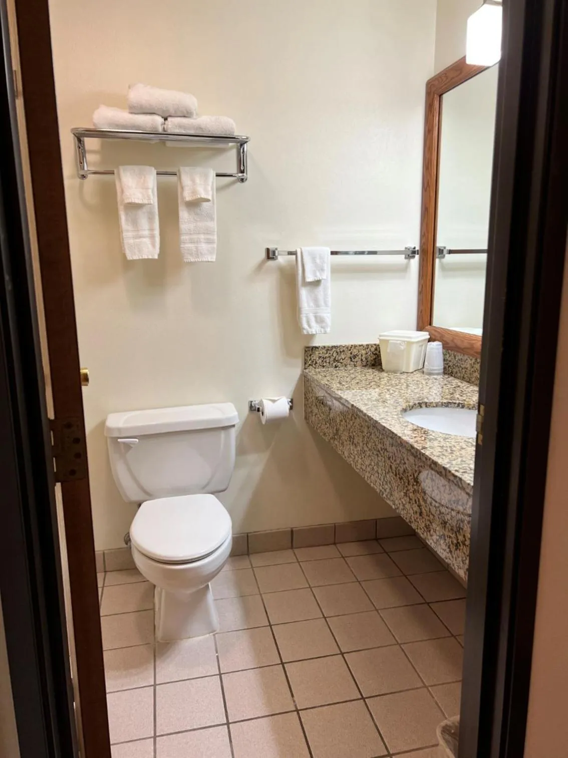 Toilet in Serena Inn & Suites