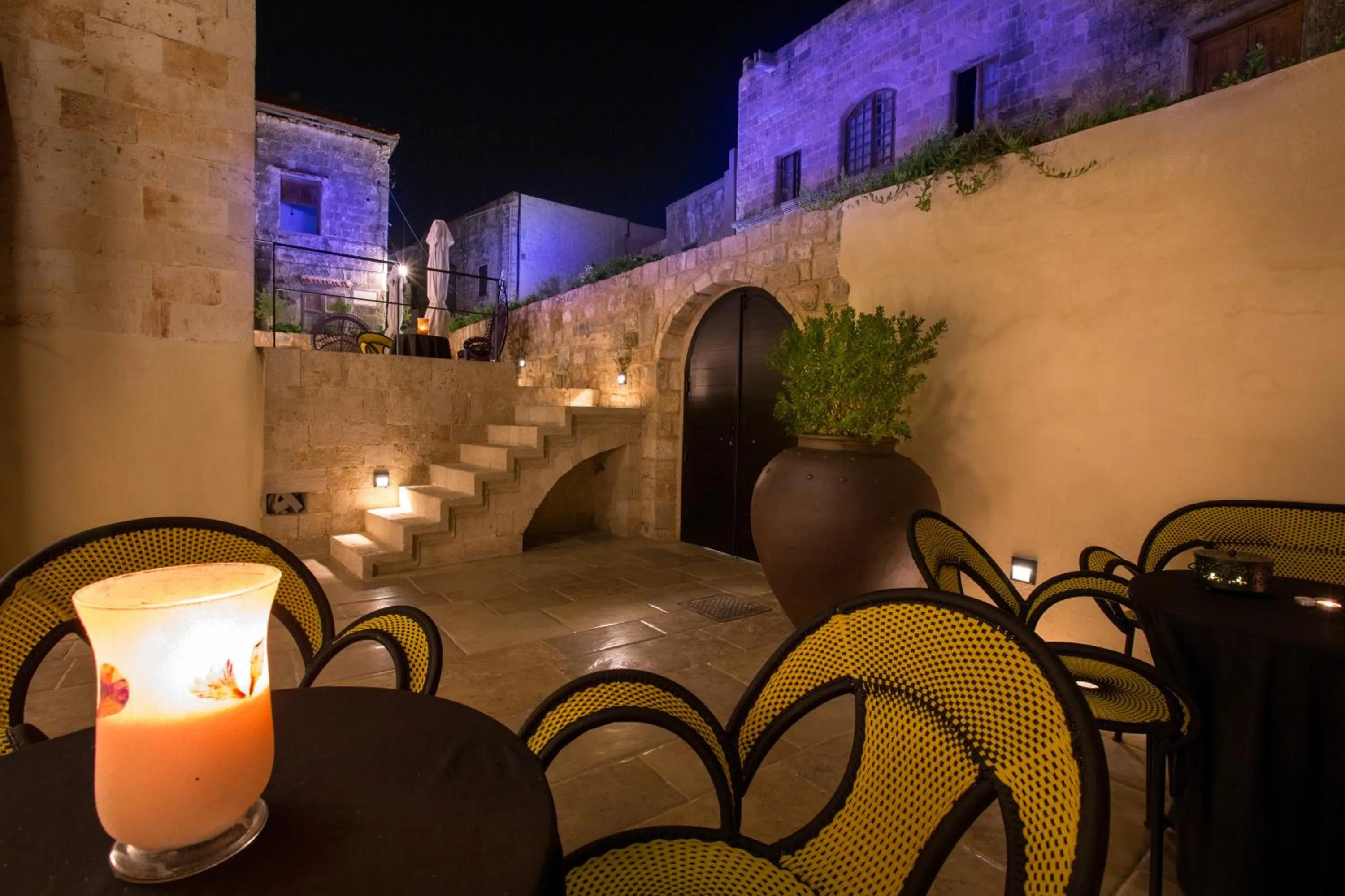 Patio in Allegory Boutique Hotel