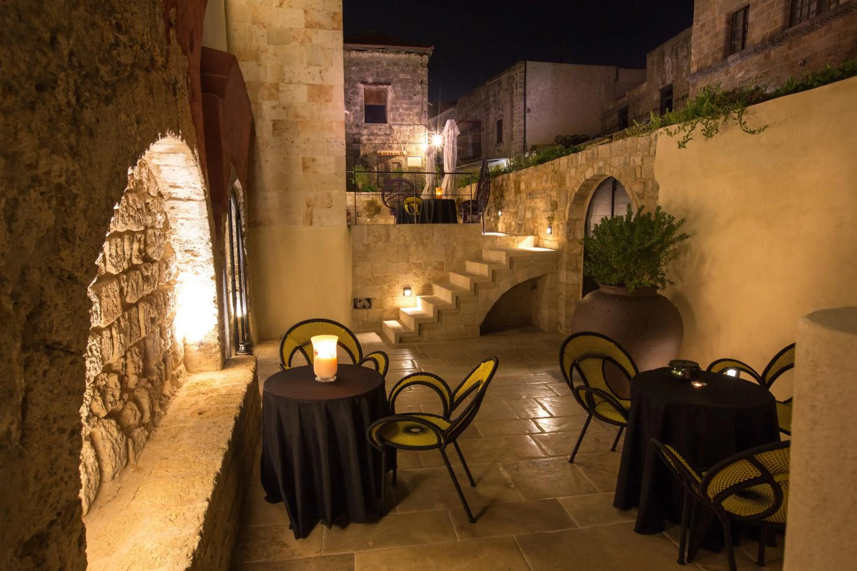 Patio in Allegory Boutique Hotel