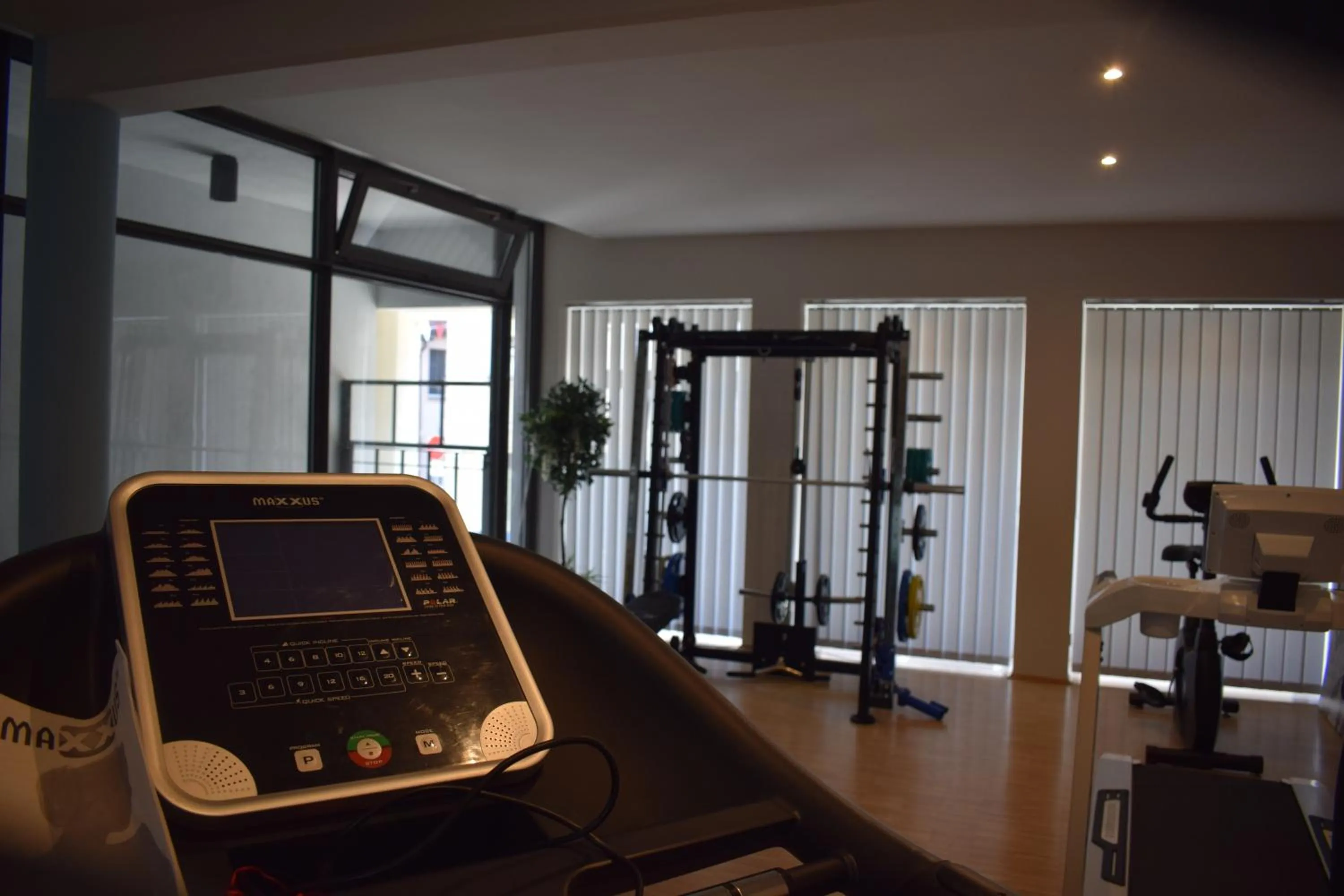 Fitness centre/facilities in Akzent Hotel Goldner Hirsch