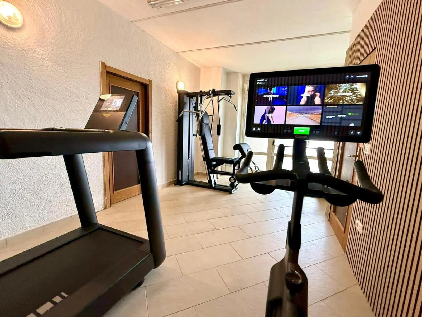 Fitness centre/facilities in Hotel Punta Est