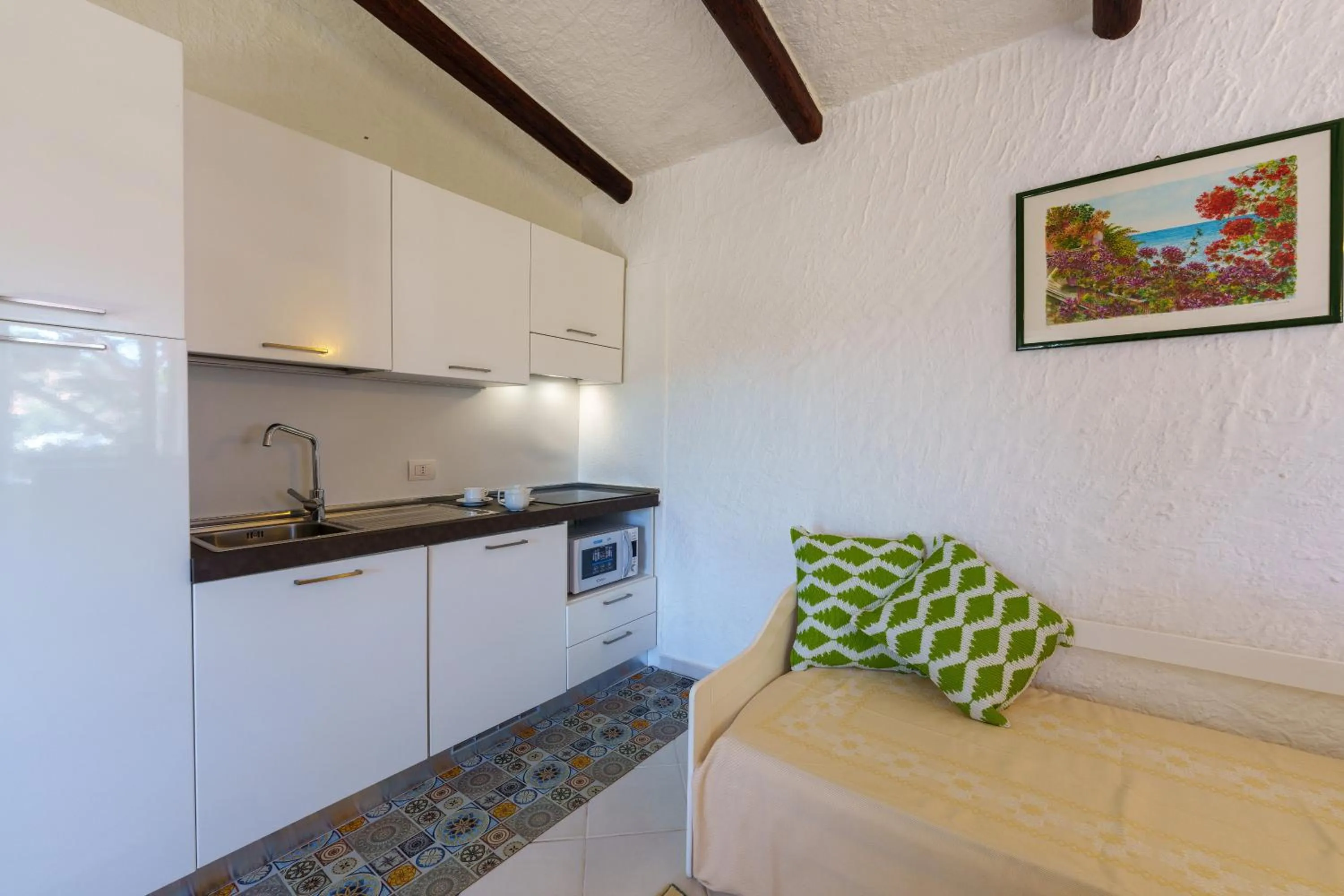 Kitchen or kitchenette in Hotel Punta Est