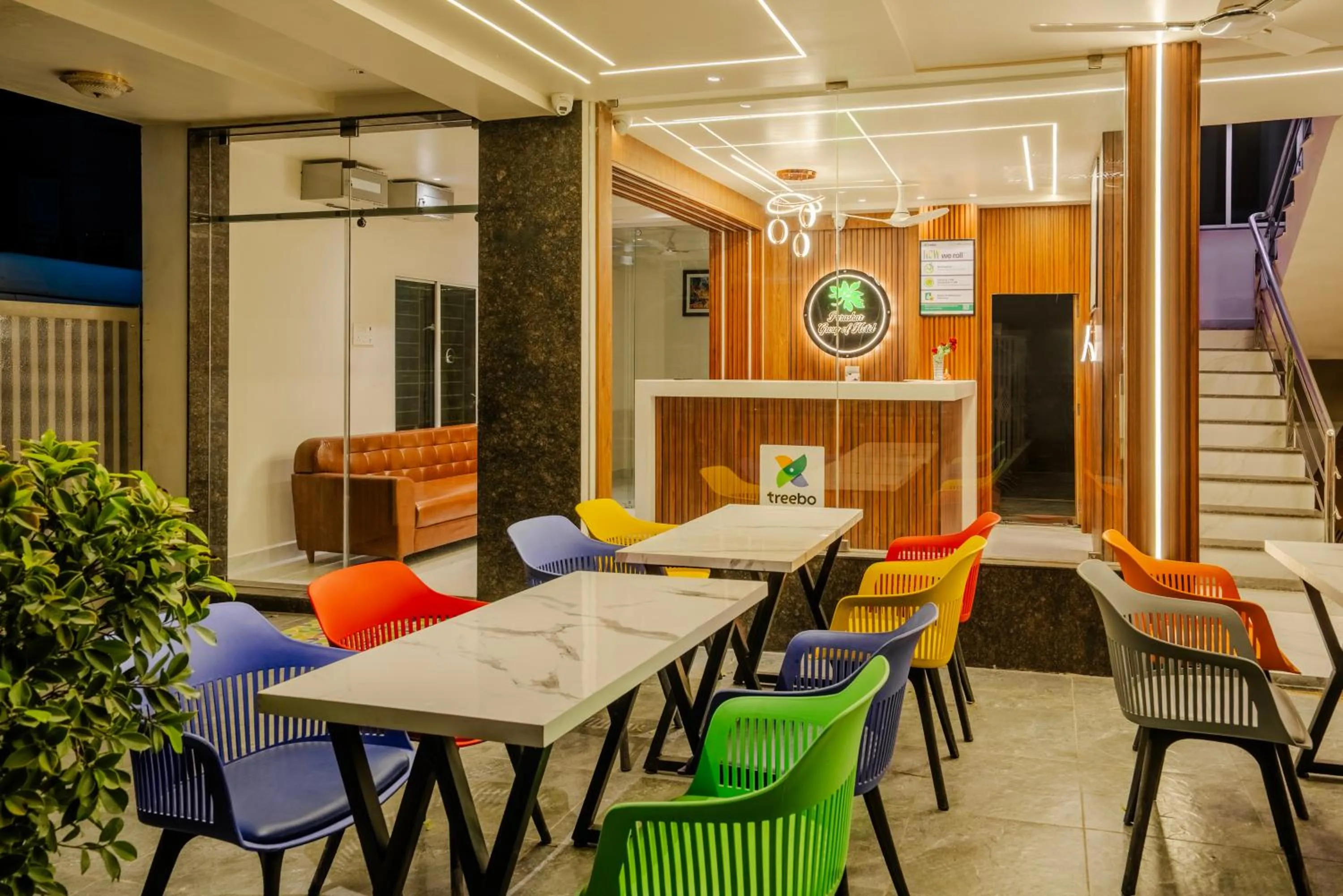 Dining area in Treebo Parashar Max