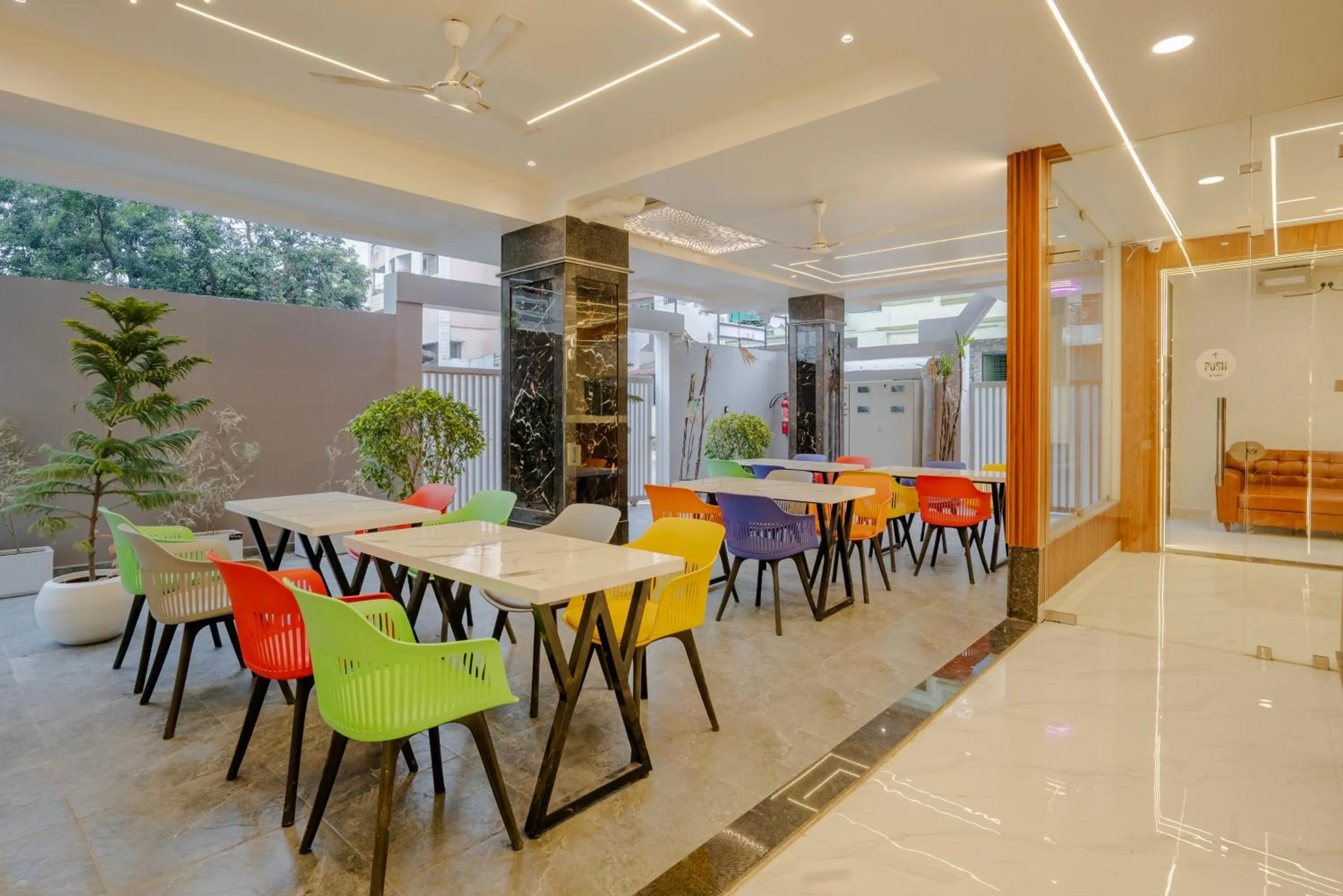Dining area in Treebo Parashar Max