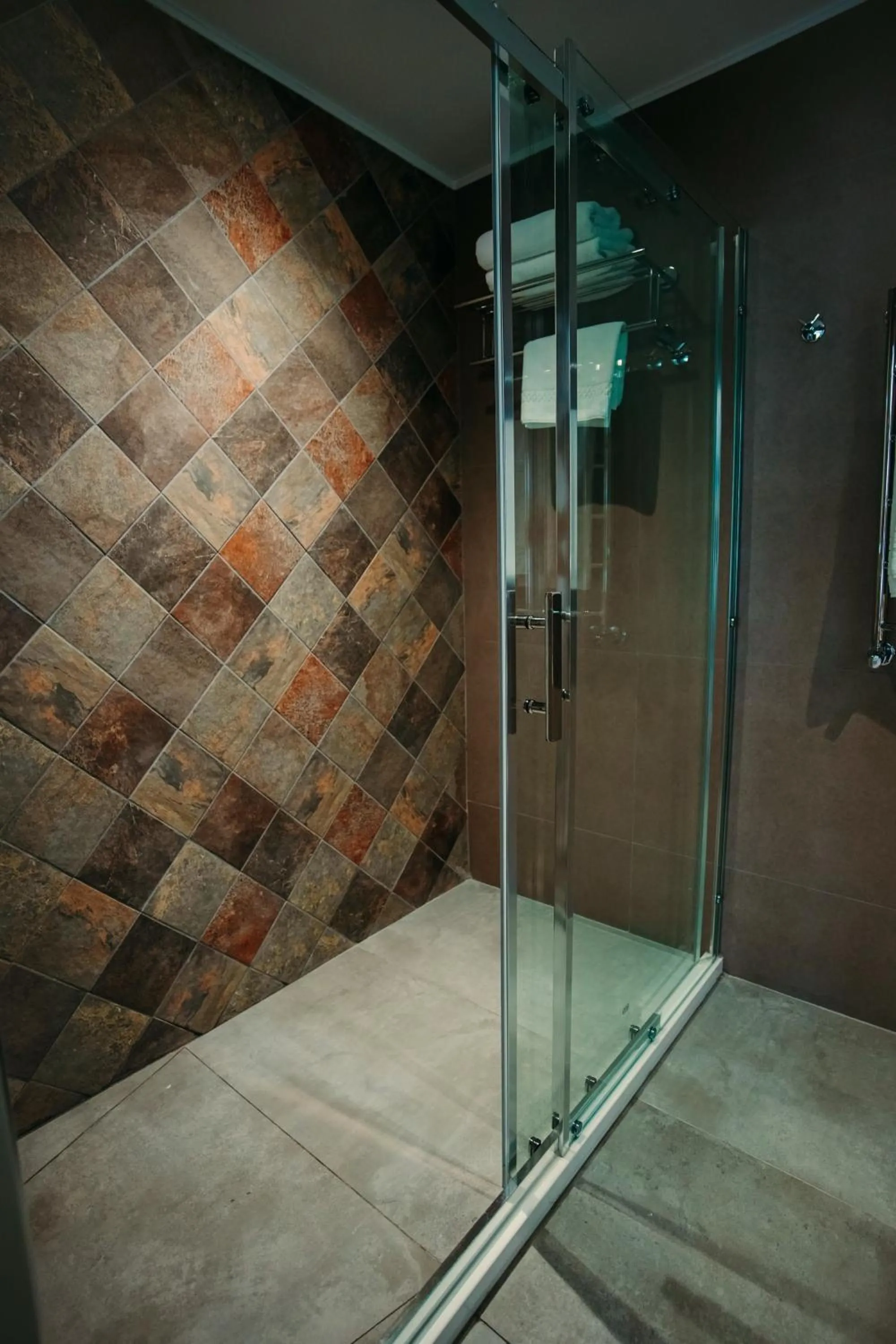 Shower in Hill Chalet Hotel Gabala