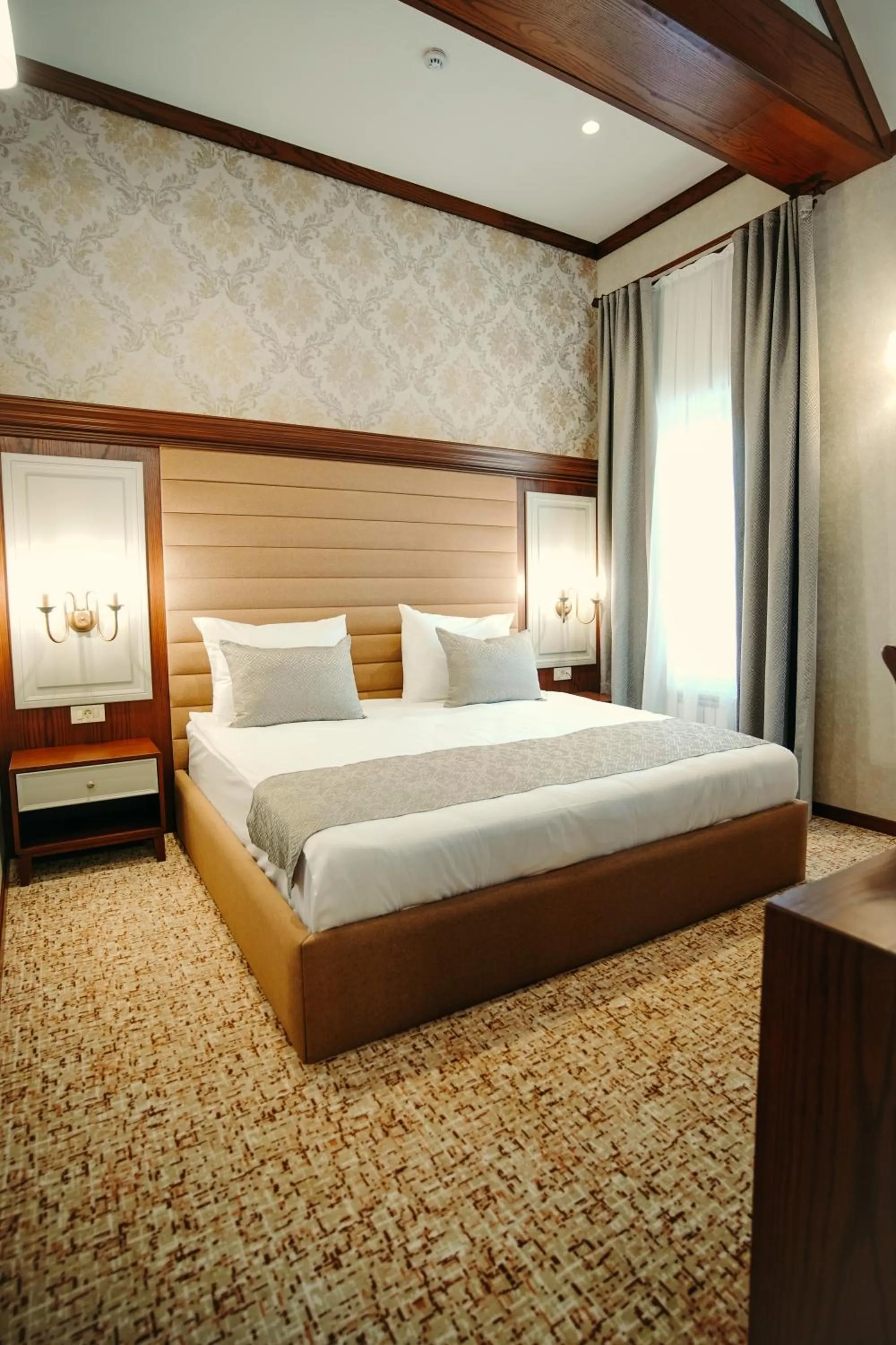 Bed in Hill Chalet Hotel Gabala