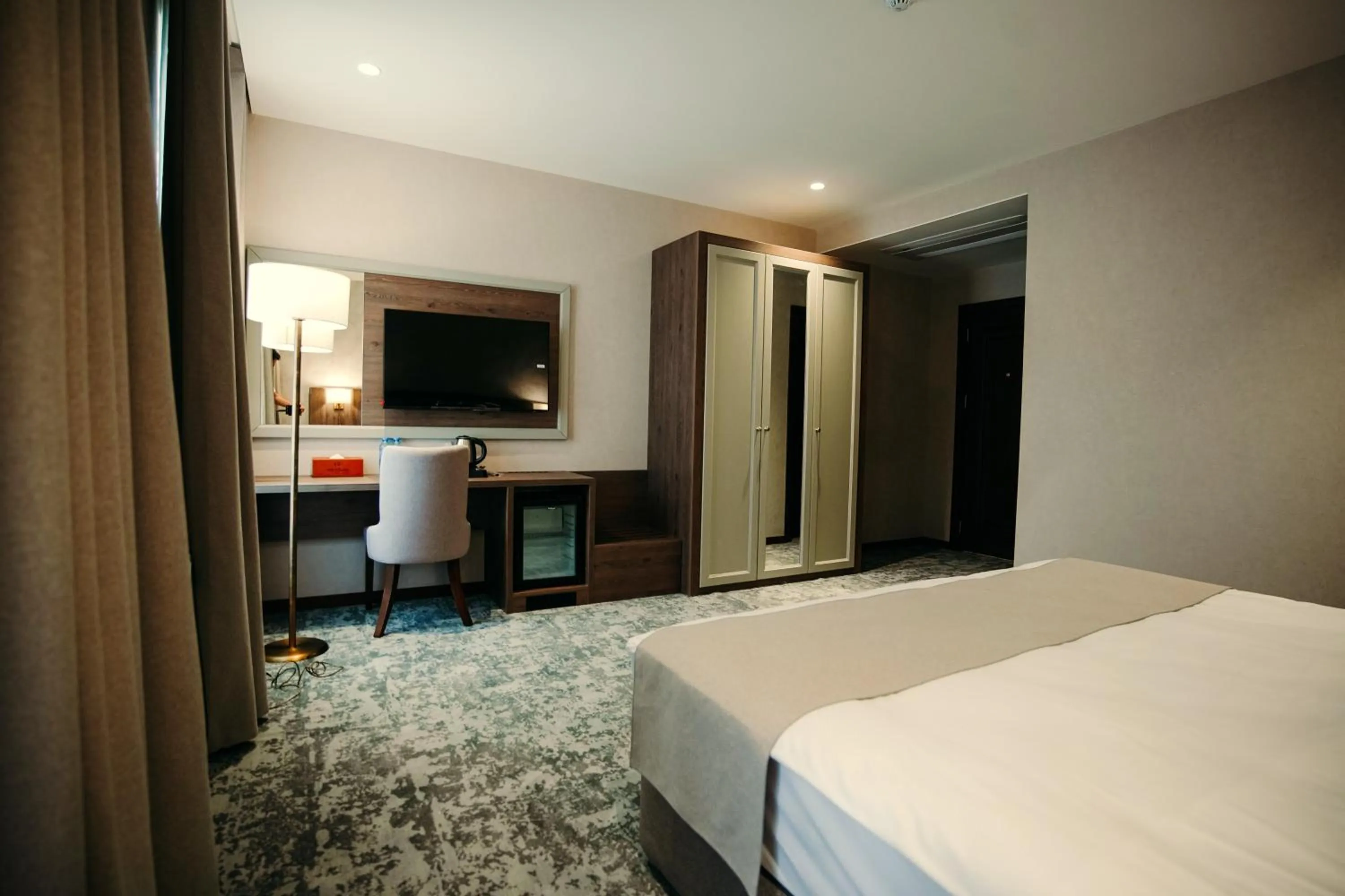 Photo of the whole room, Bed in Hill Chalet Hotel Gabala