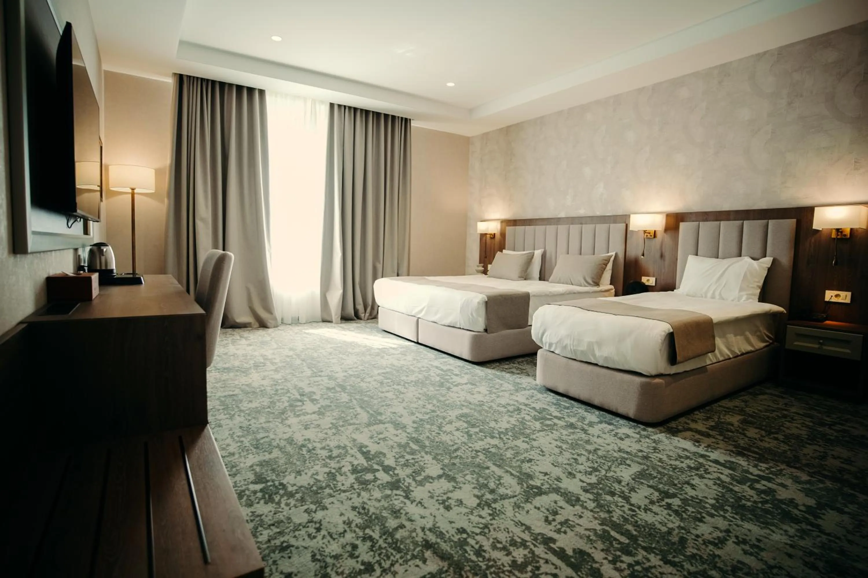 Bed in Hill Chalet Hotel Gabala