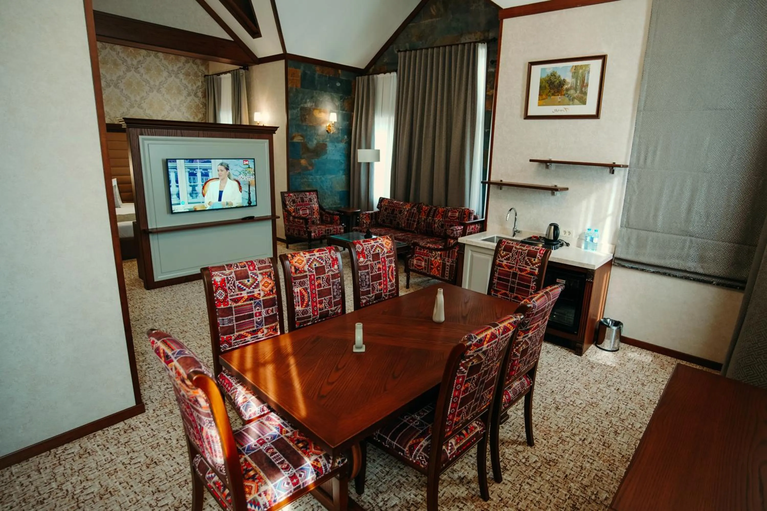 TV and multimedia in Hill Chalet Hotel Gabala