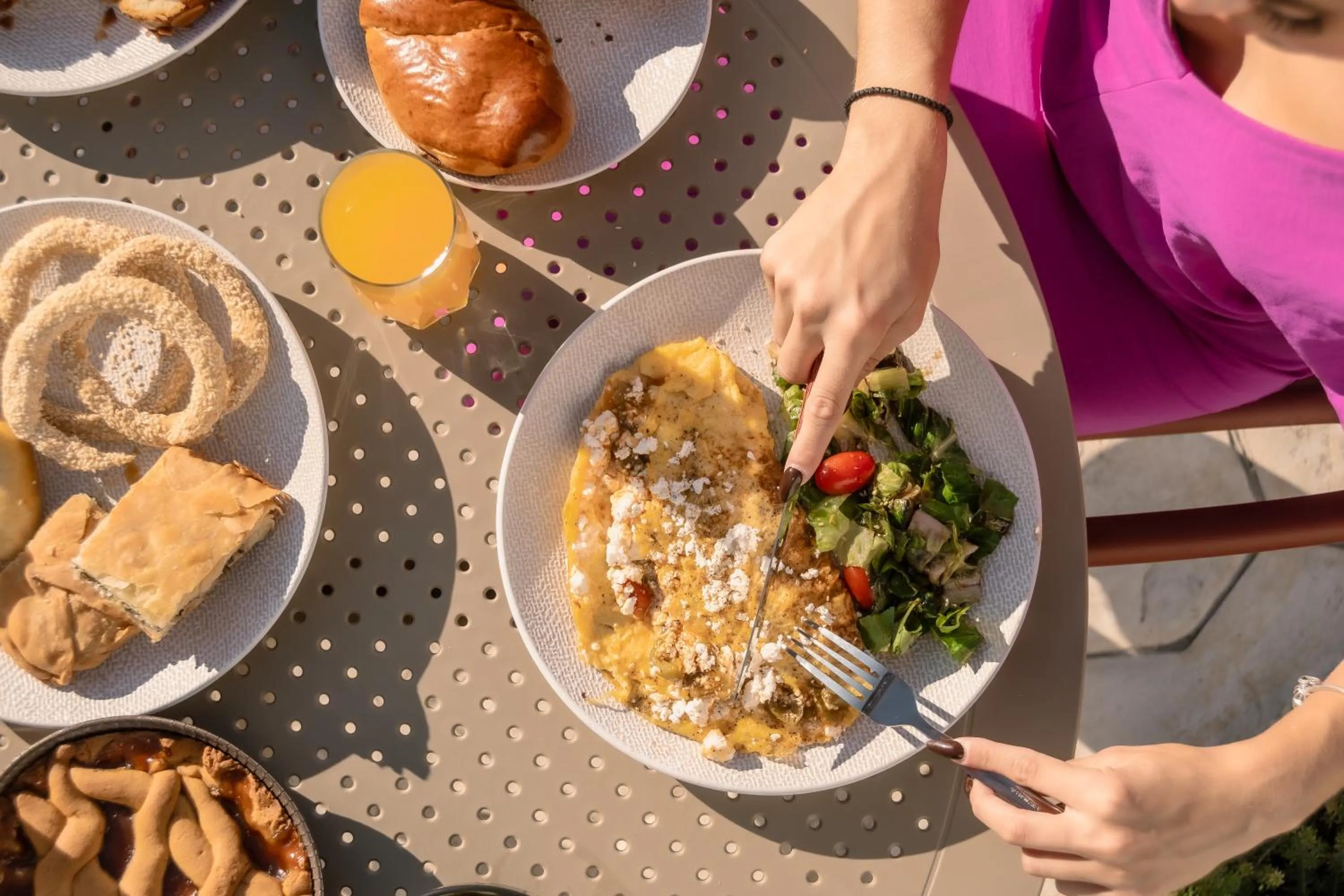Patio in Niléa Island Living