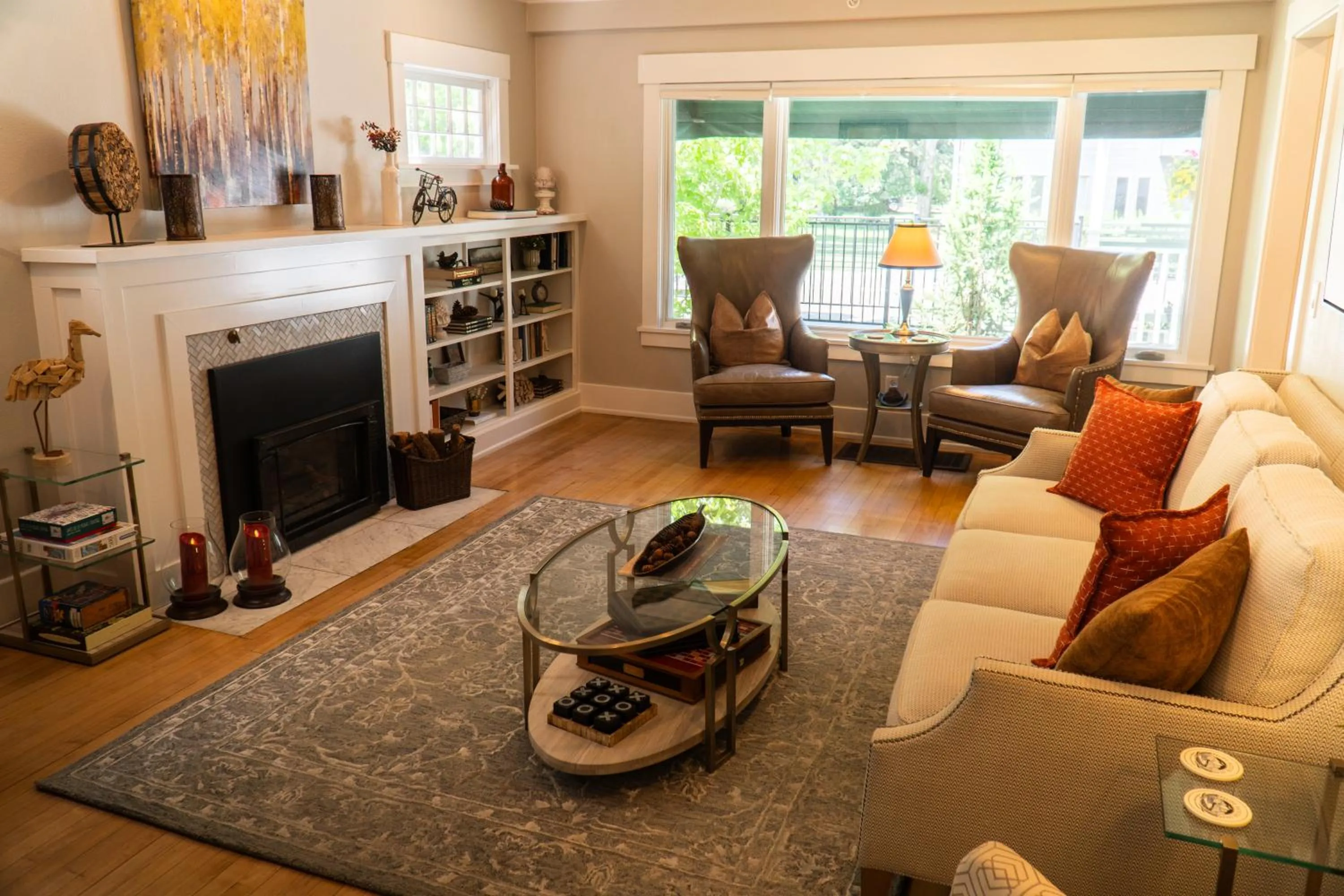 Lobby or reception in Huff House Inn and Cabins