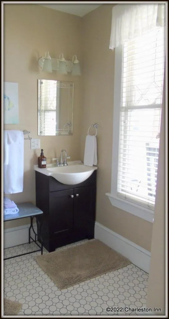 Bathroom in The Charleston Inn Hendersonville NC