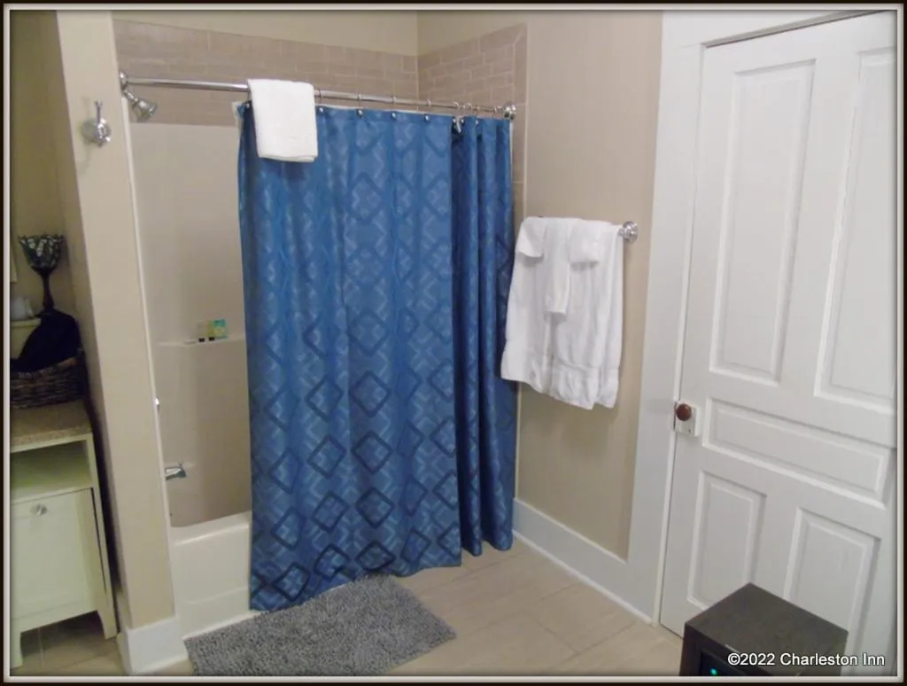 Shower in The Charleston Inn Hendersonville NC