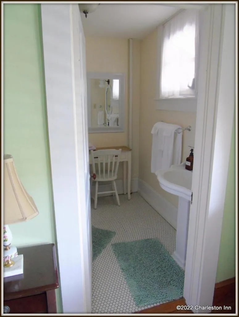 Bathroom in The Charleston Inn Hendersonville NC