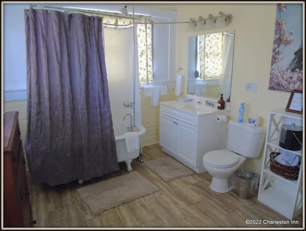 Bathroom in The Charleston Inn Hendersonville NC