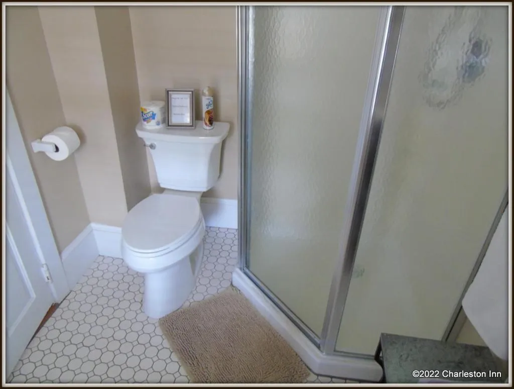 Bathroom in The Charleston Inn Hendersonville NC