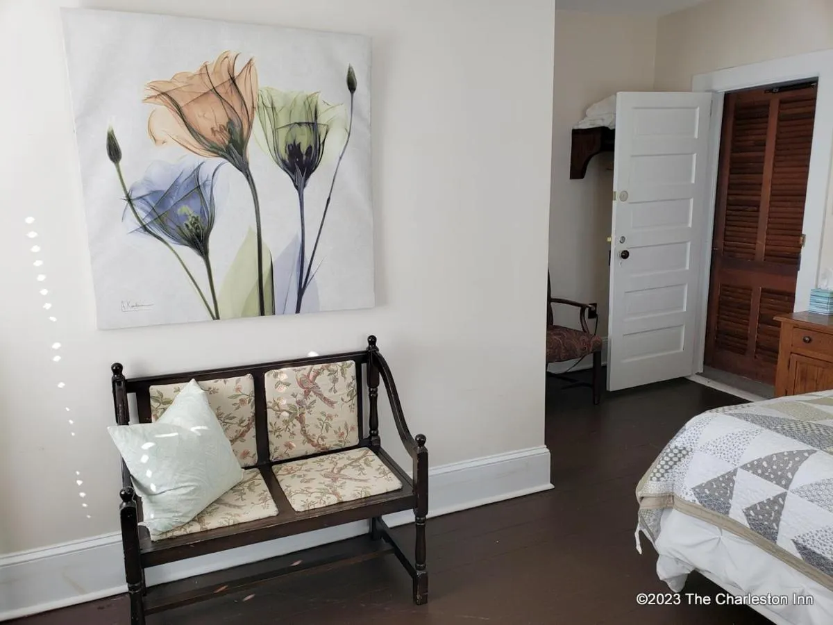 Bedroom, Bed in The Charleston Inn Hendersonville NC