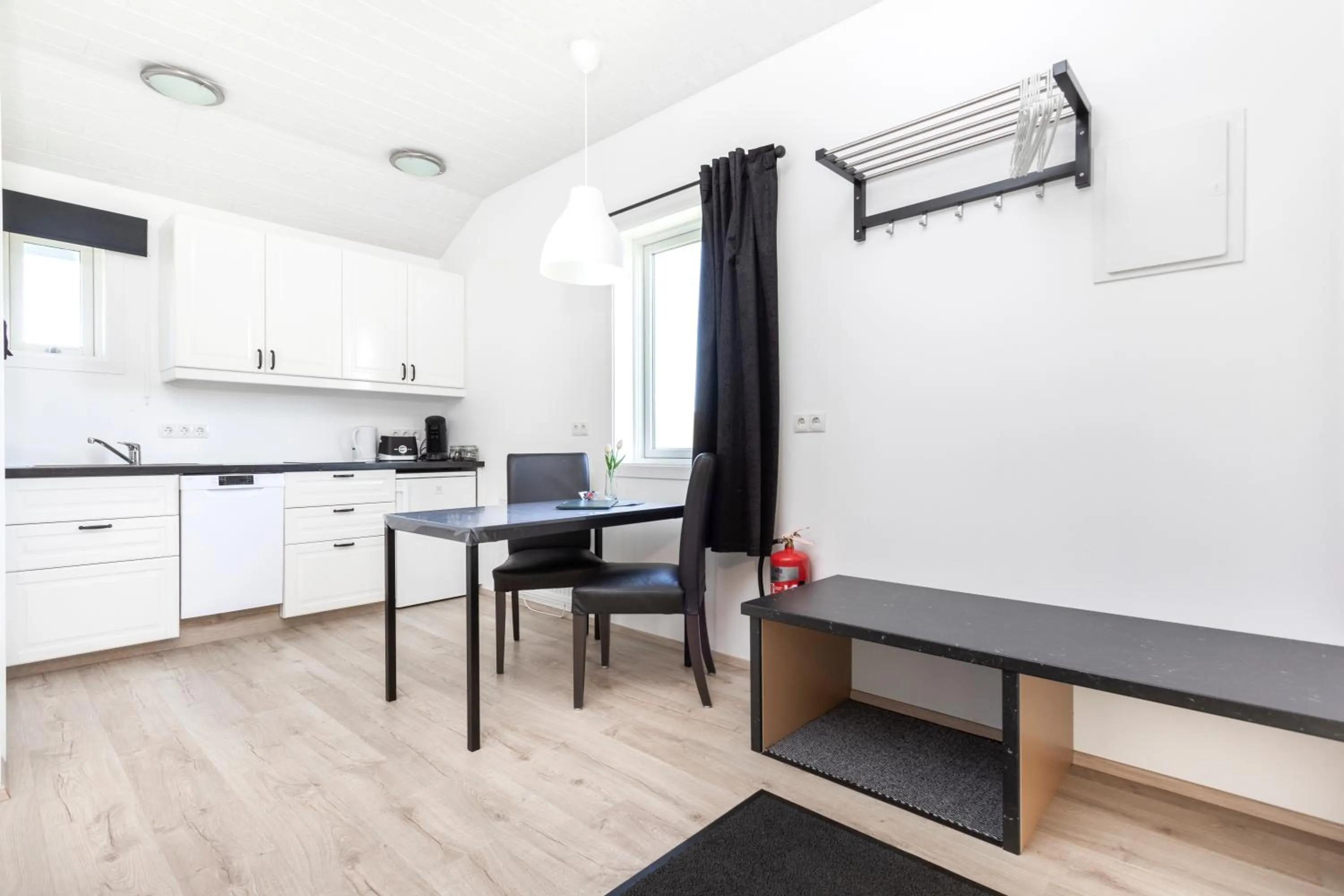 Kitchen or kitchenette in Hvammból Guesthouse