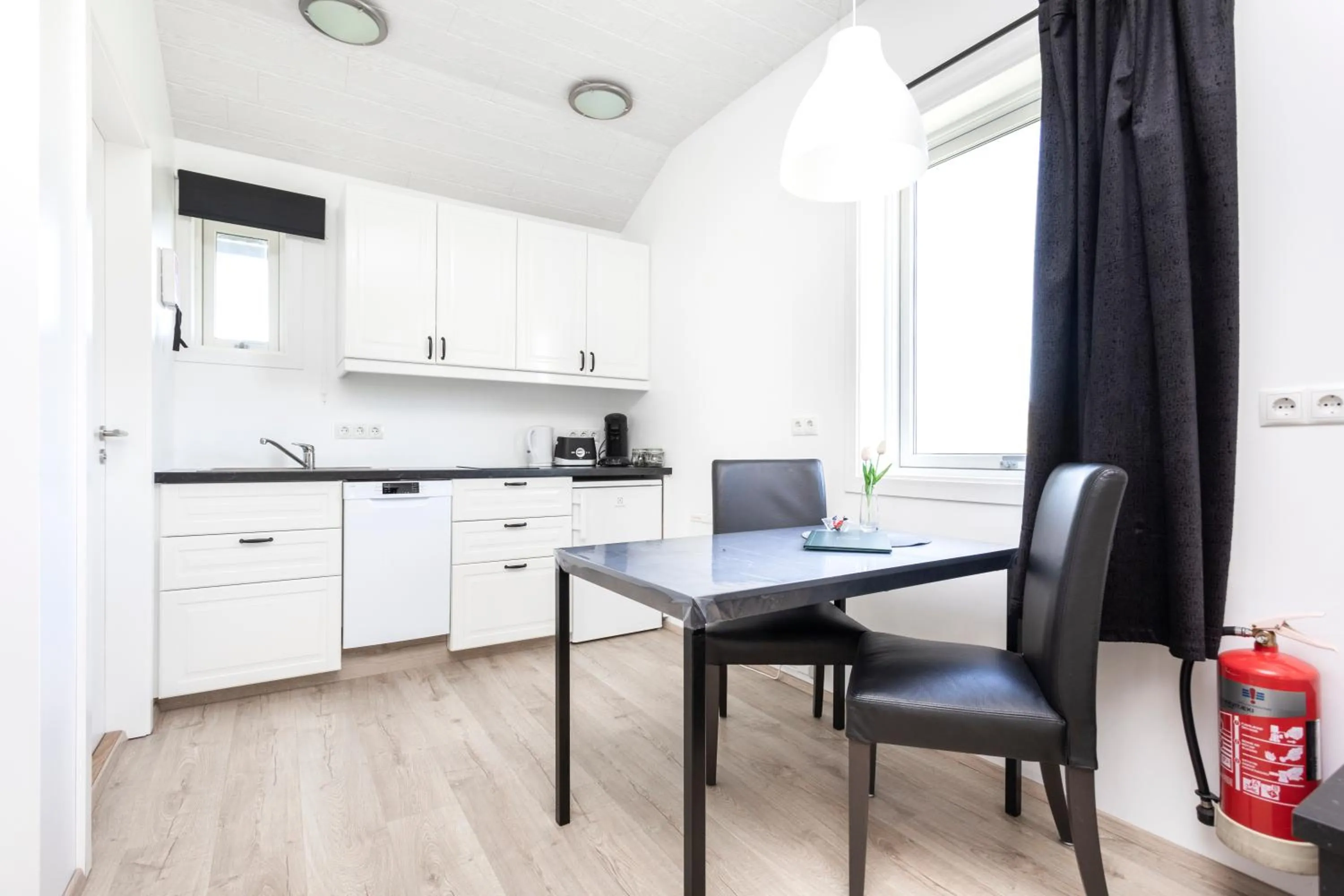 Kitchen or kitchenette in Hvammból Guesthouse