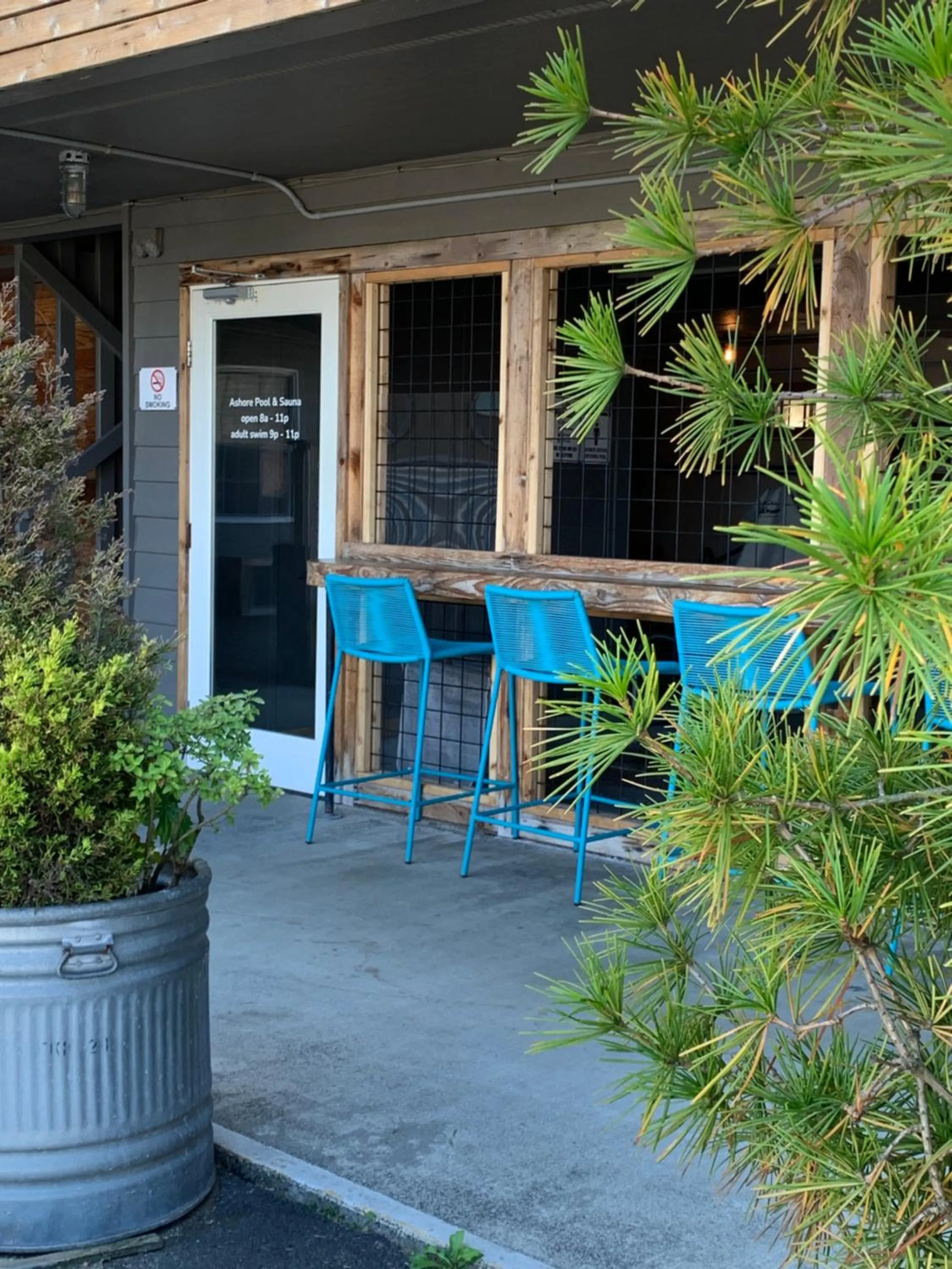 Patio in Ashore Hotel