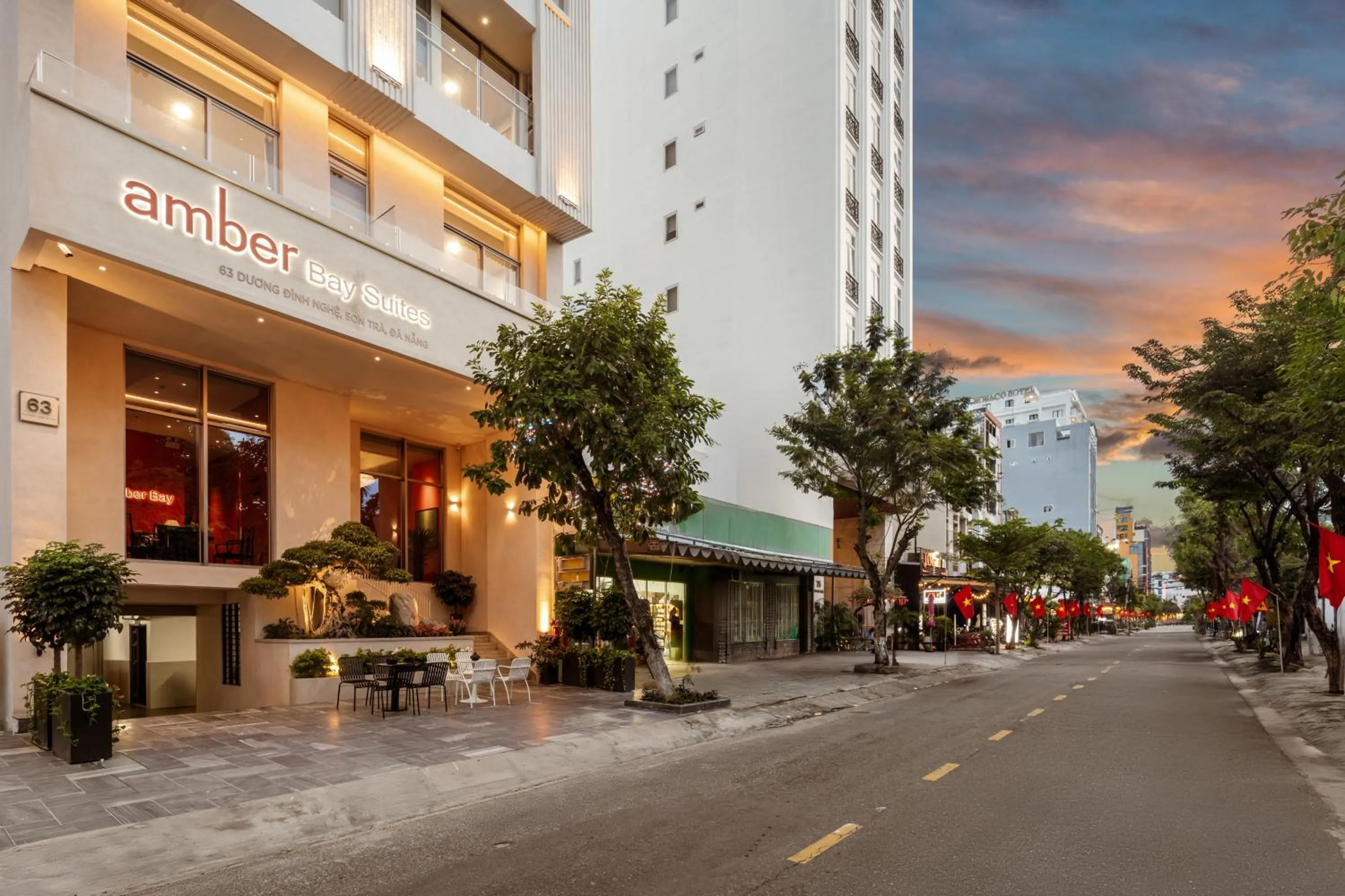 Property building in Amber Bay Hotel & Suites Da Nang