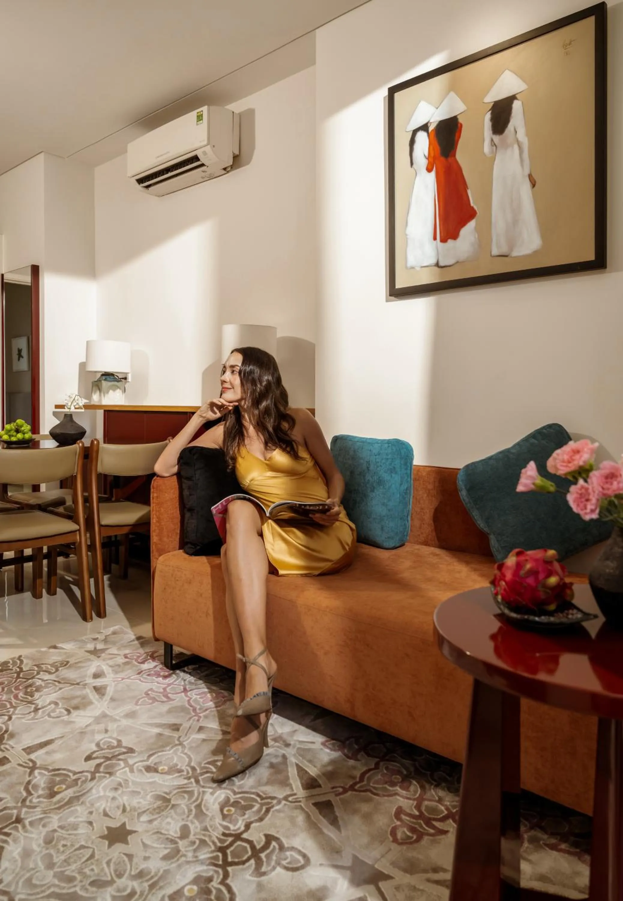 Bed in Amber Bay Hotel & Suites Da Nang