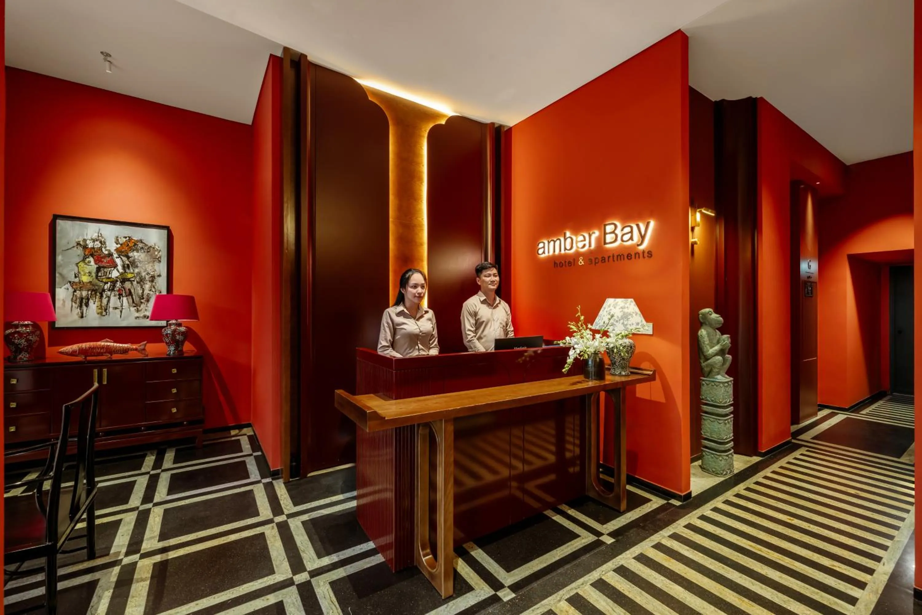Lobby or reception in Amber Bay Hotel & Suites Da Nang