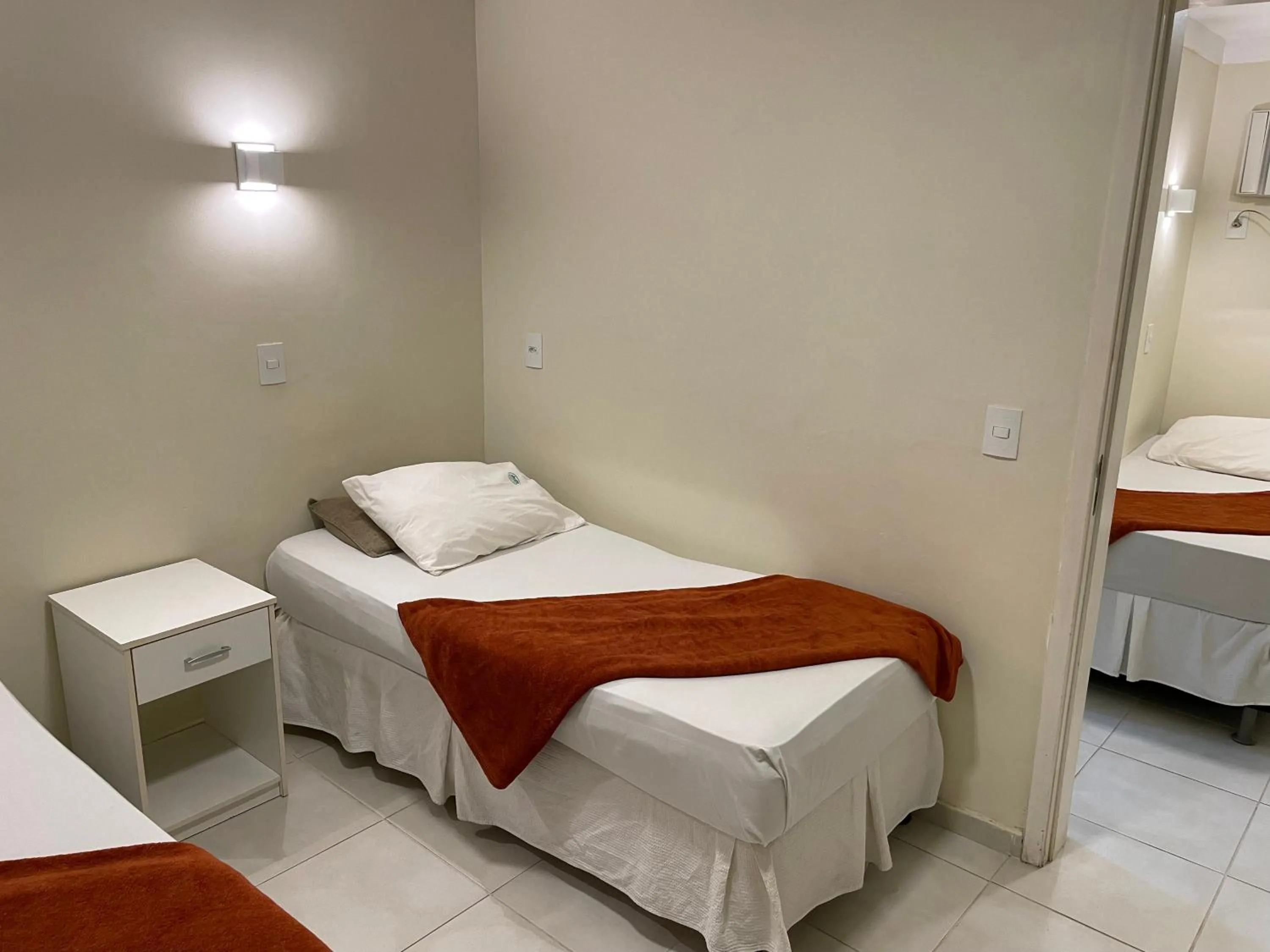 Bed in Hotel Cantareira