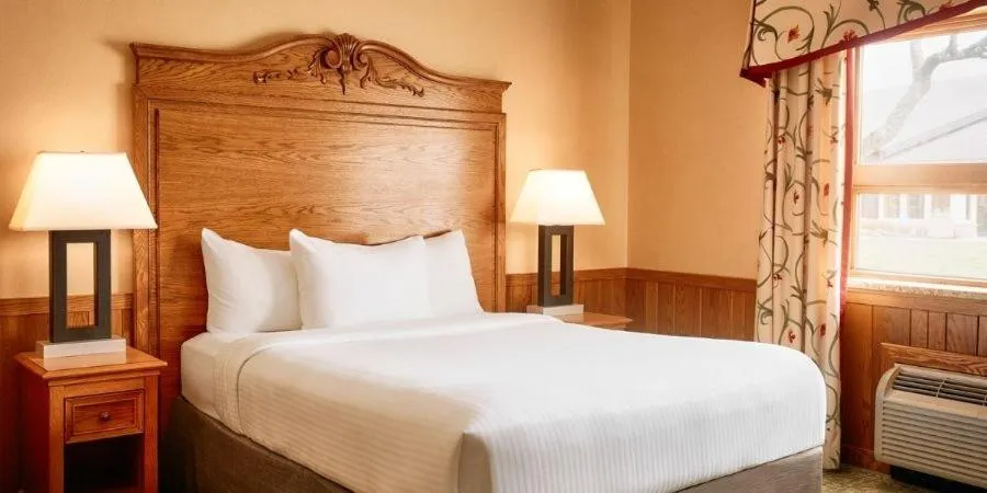 Bed in Oglebay Resort