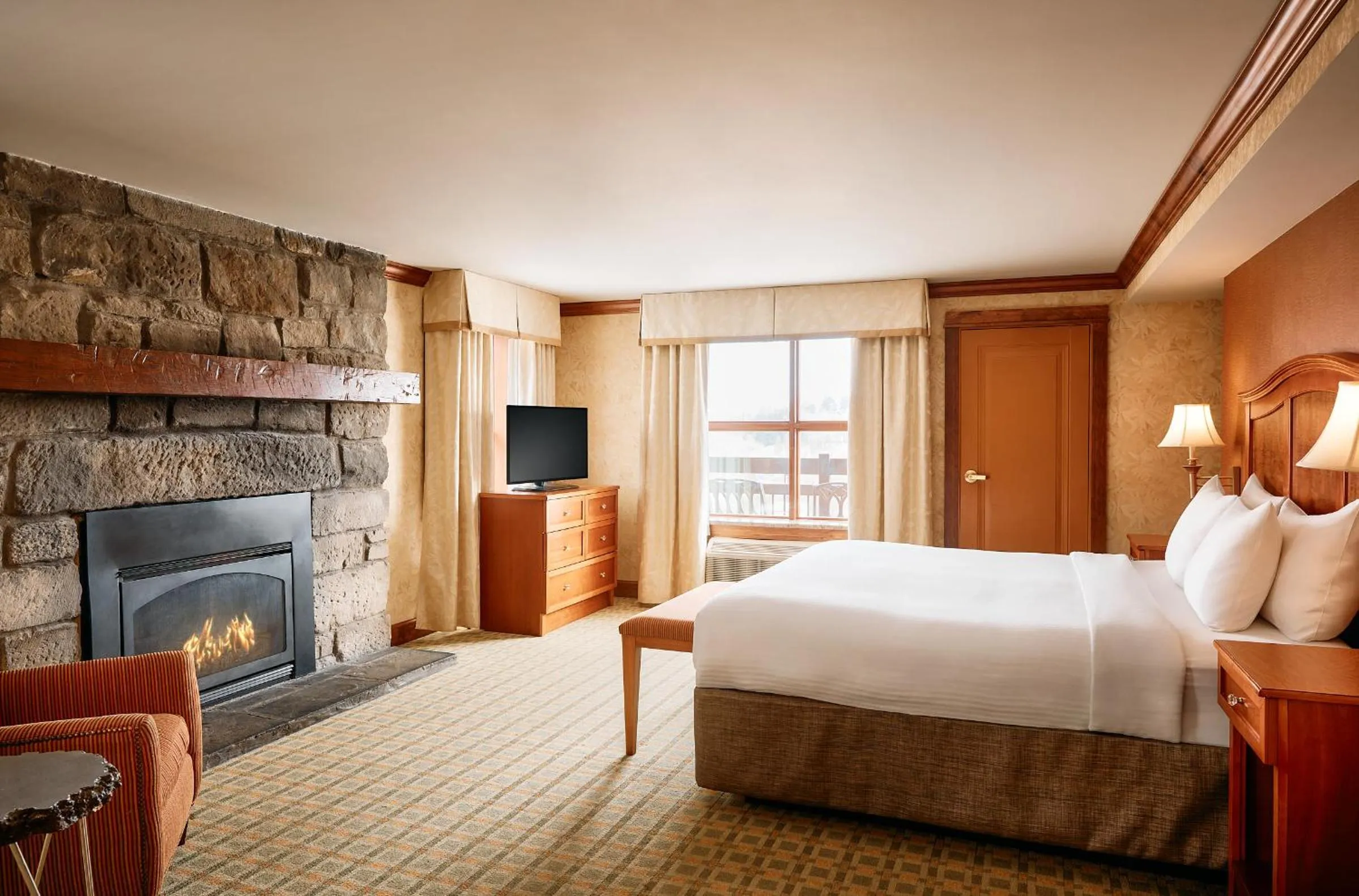 Bed in Oglebay Resort