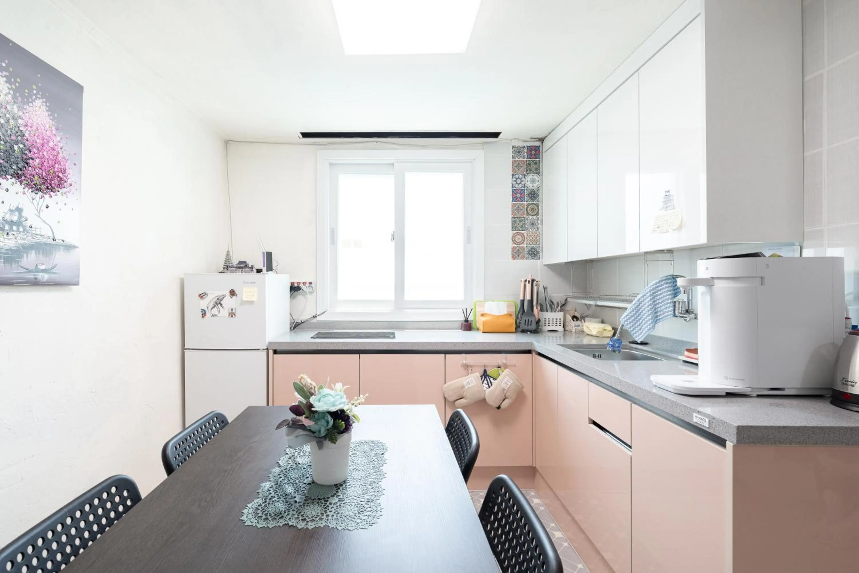 Kitchen or kitchenette in Mungyeong YeoU