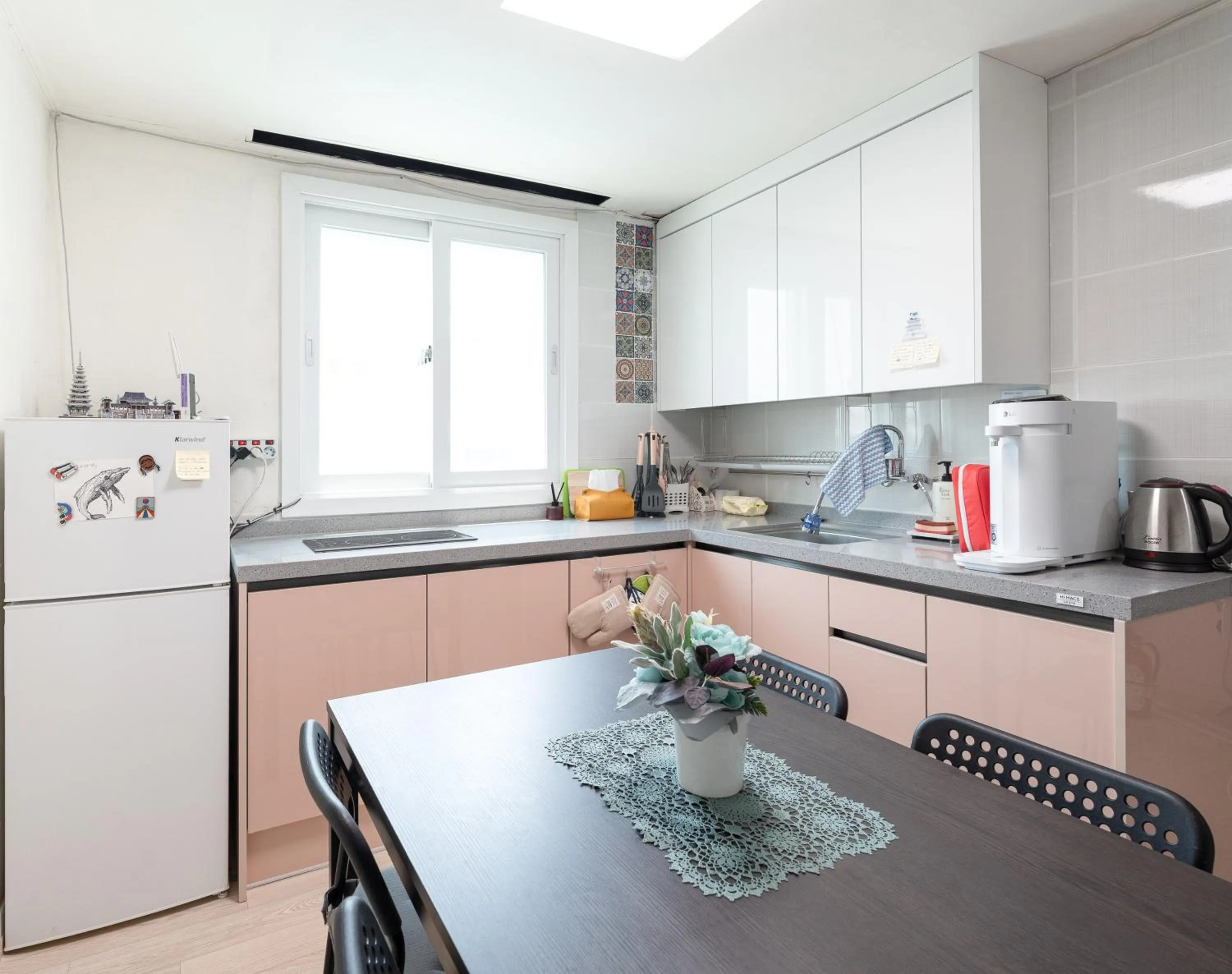 Kitchen or kitchenette in Mungyeong YeoU