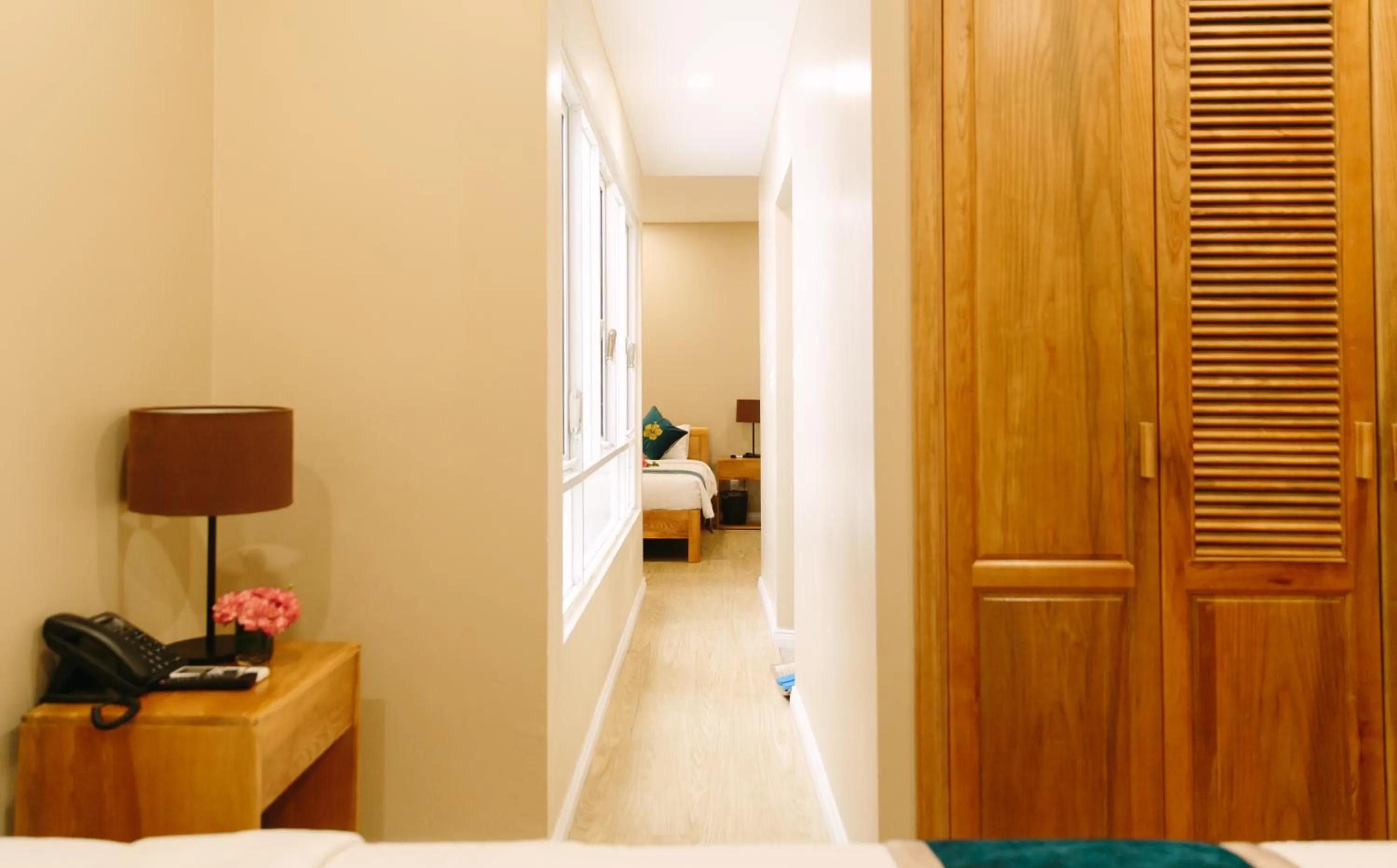 Bed in Minh Nhung Hotel