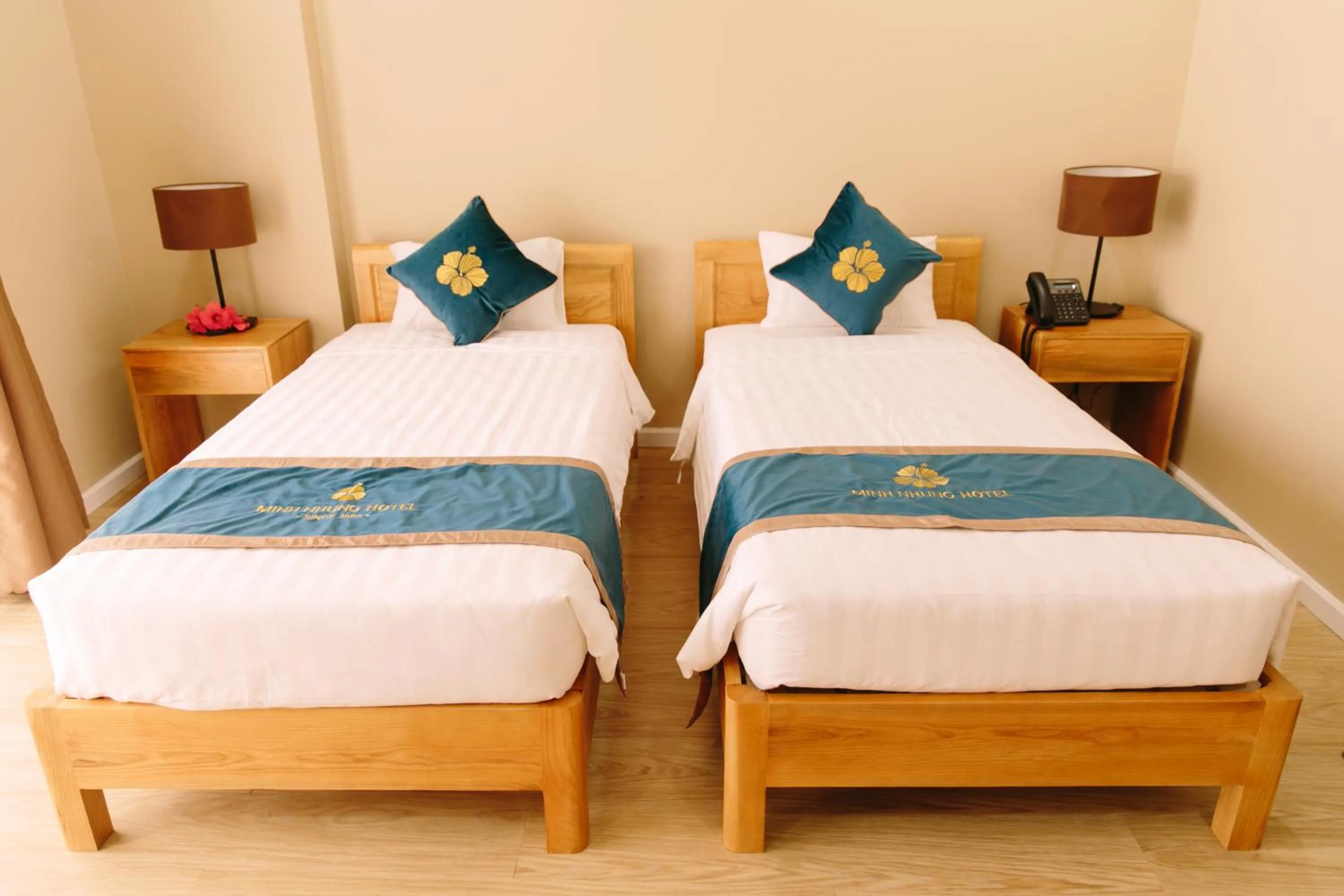 Bed in Minh Nhung Hotel
