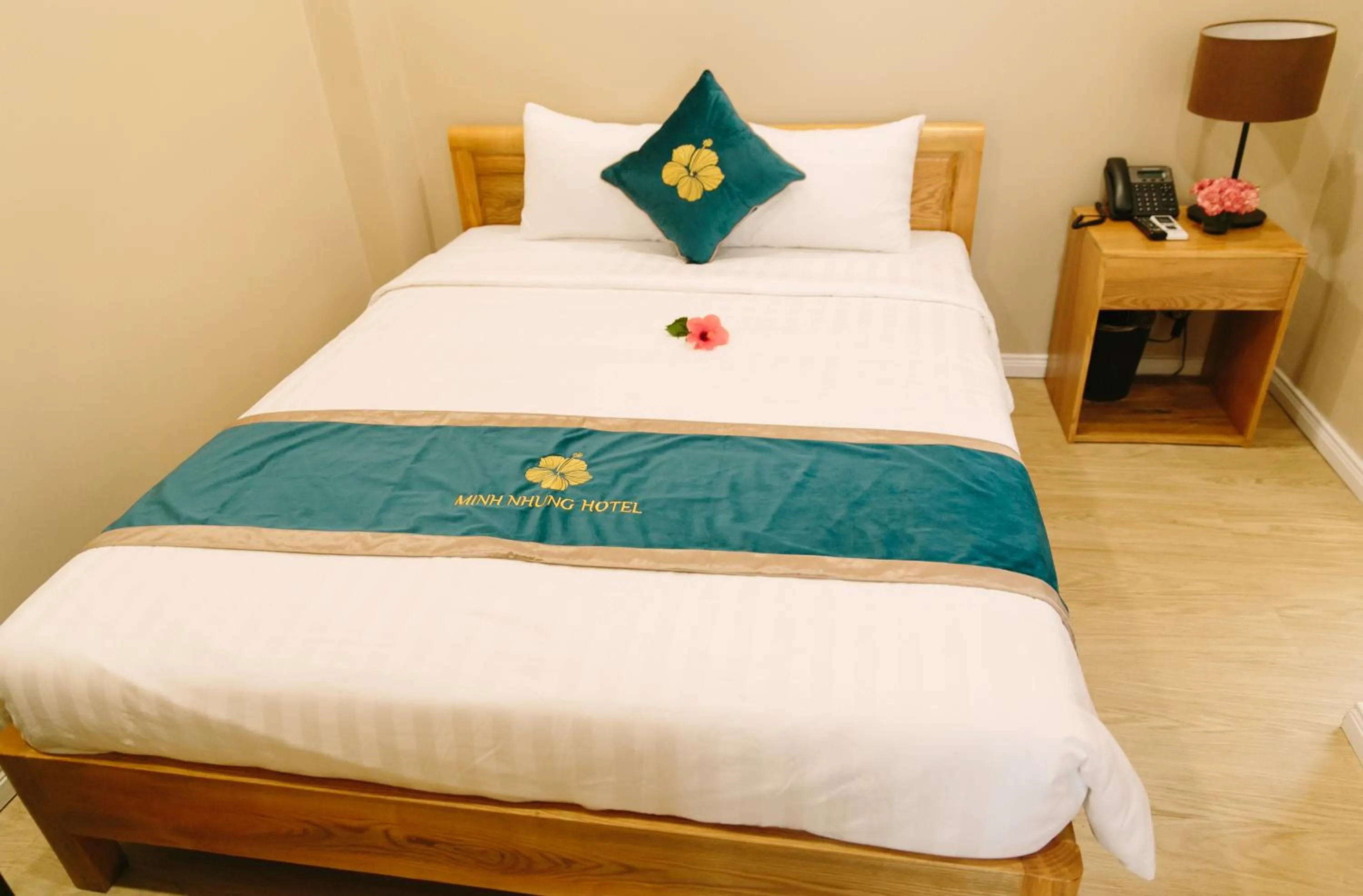 Bed in Minh Nhung Hotel