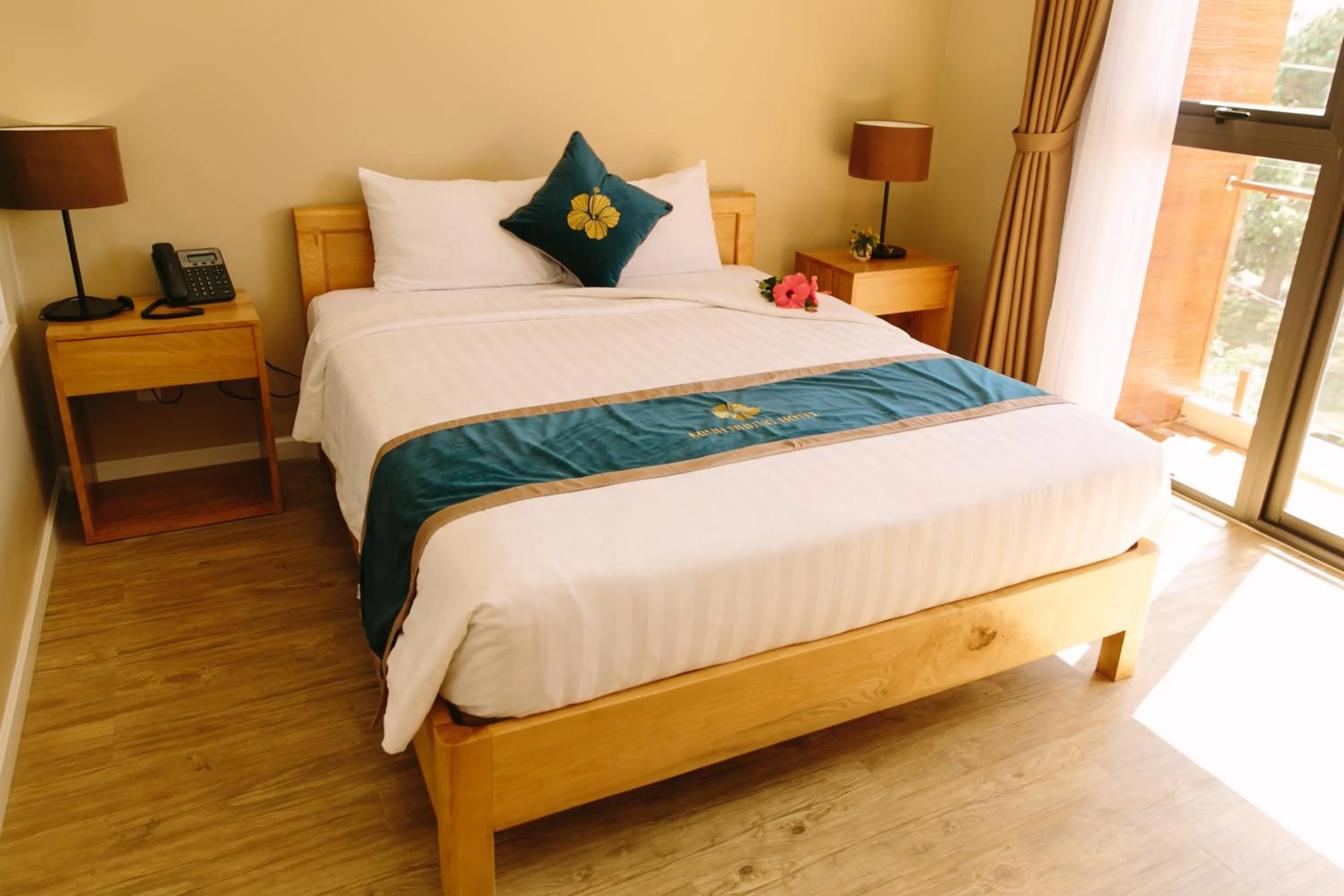 Bed in Minh Nhung Hotel