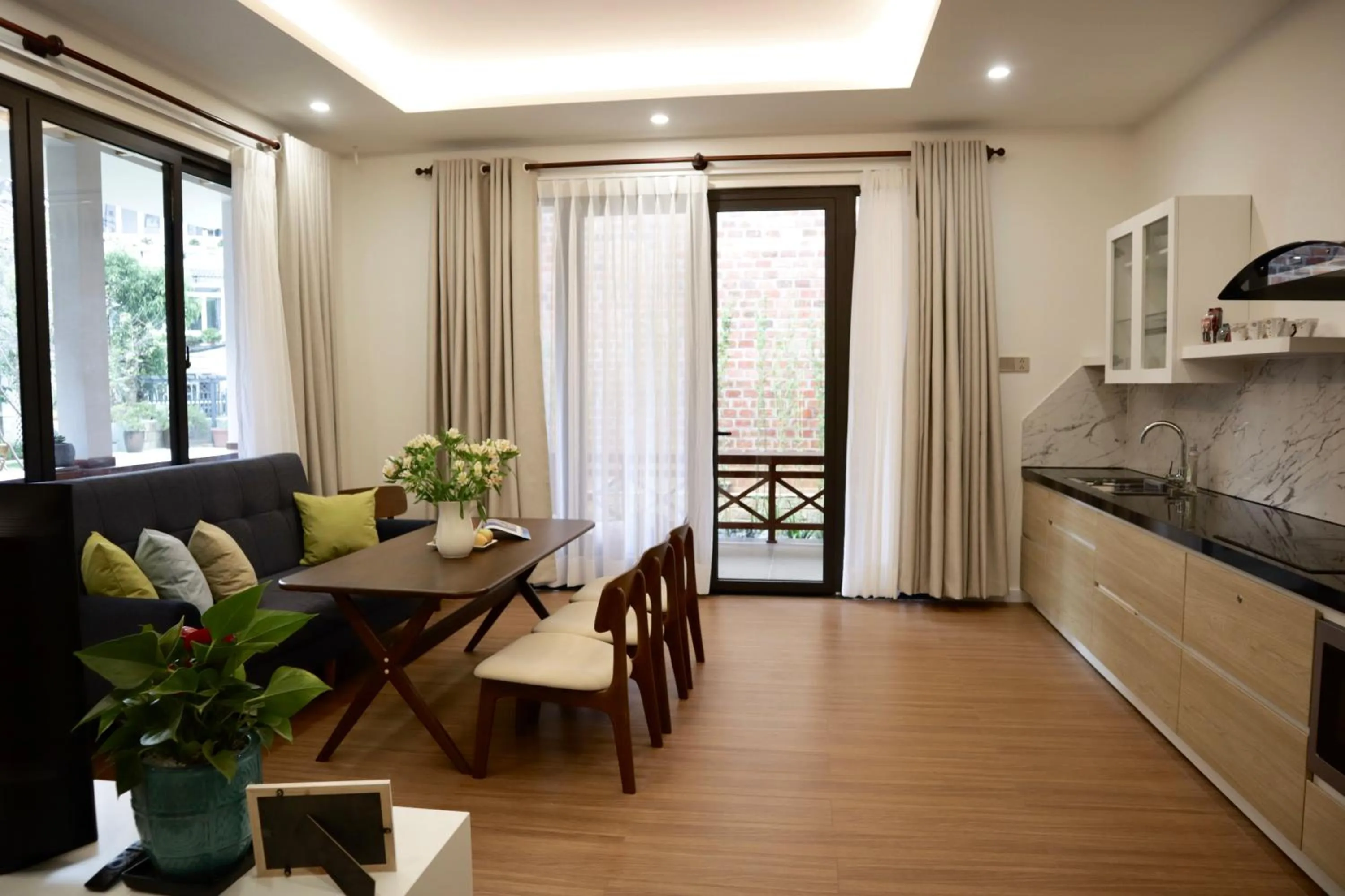 Kitchen or kitchenette in Hoang Loc Villa