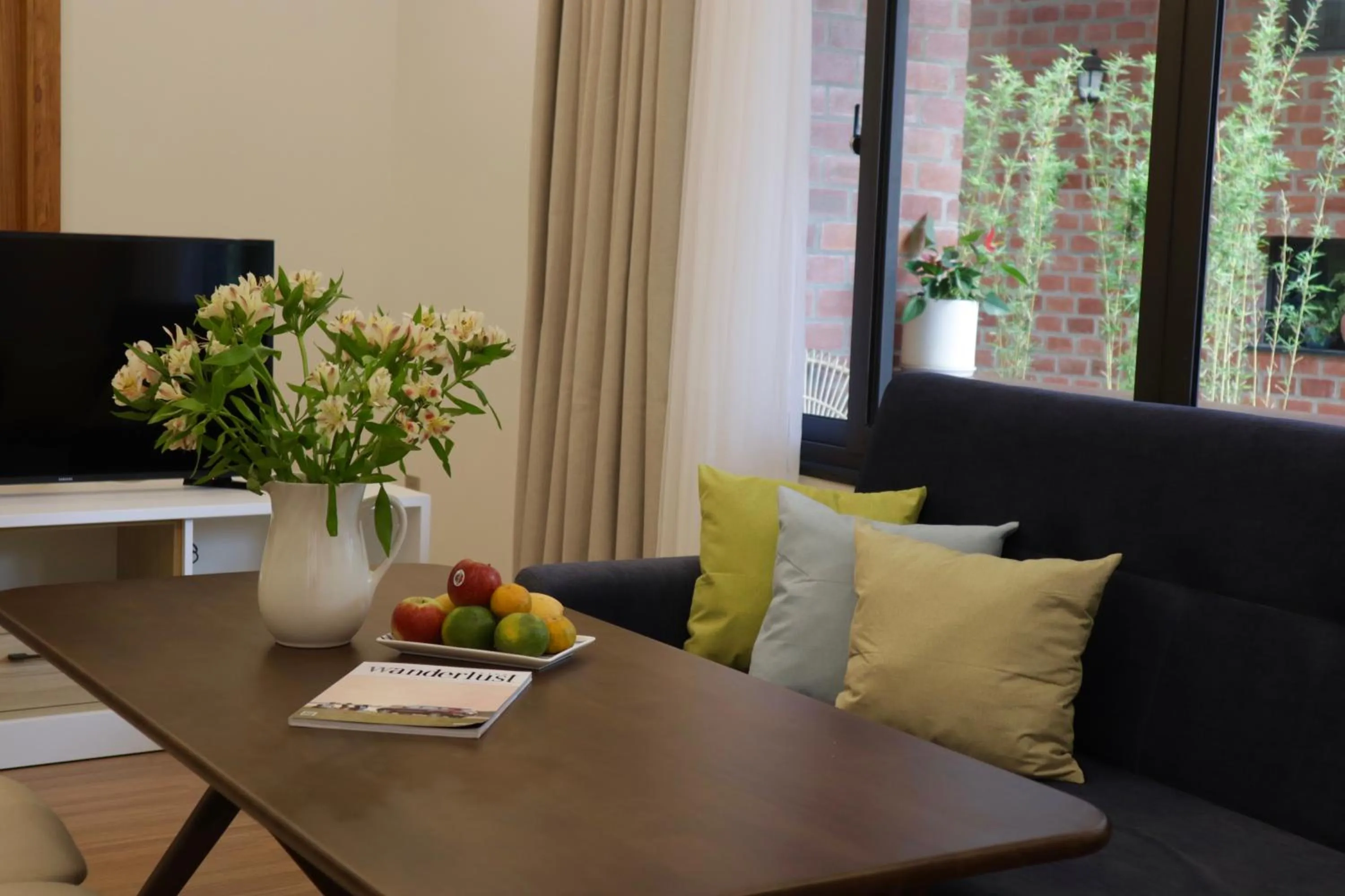 Living room in Hoang Loc Villa