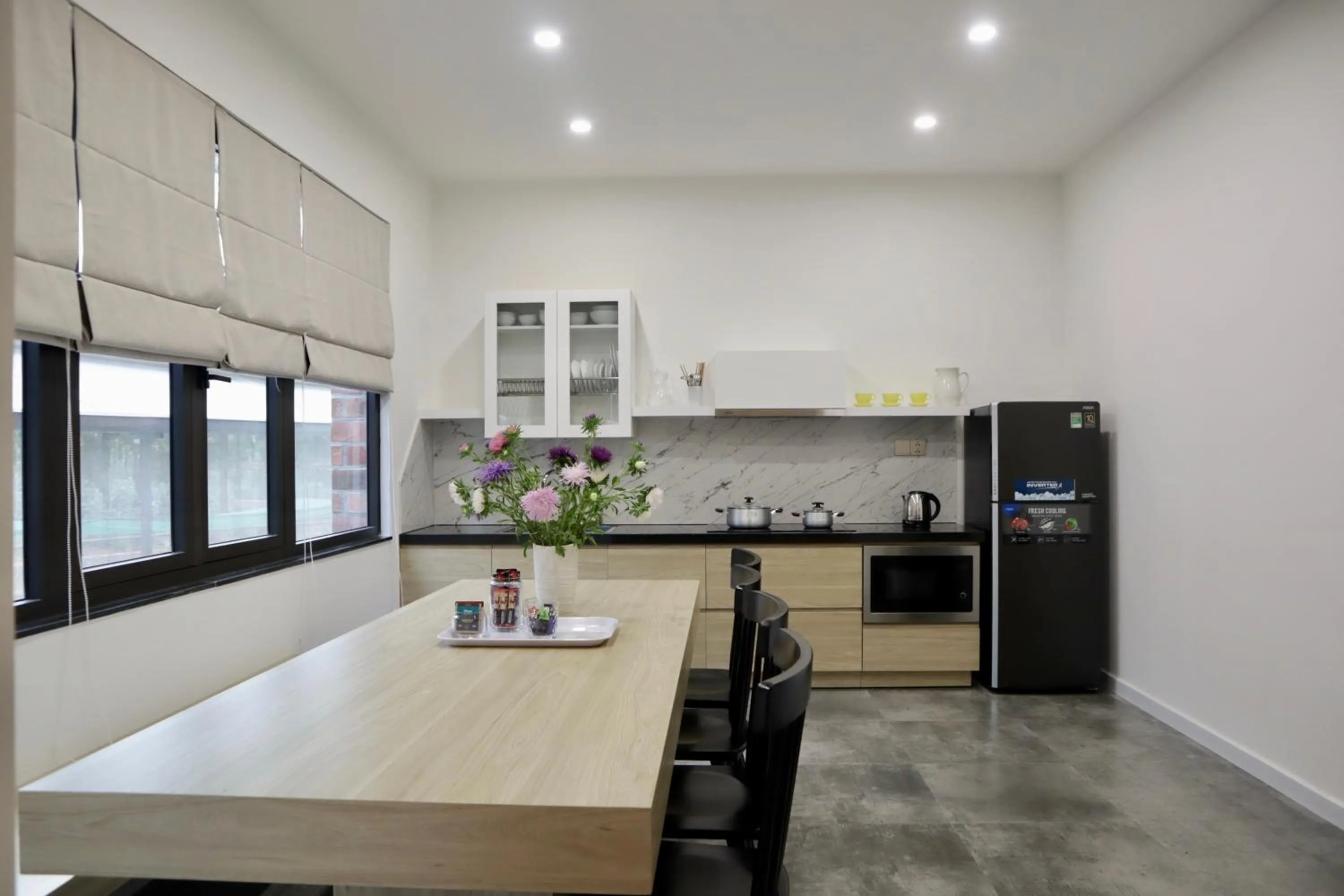 Kitchen or kitchenette in Hoang Loc Villa