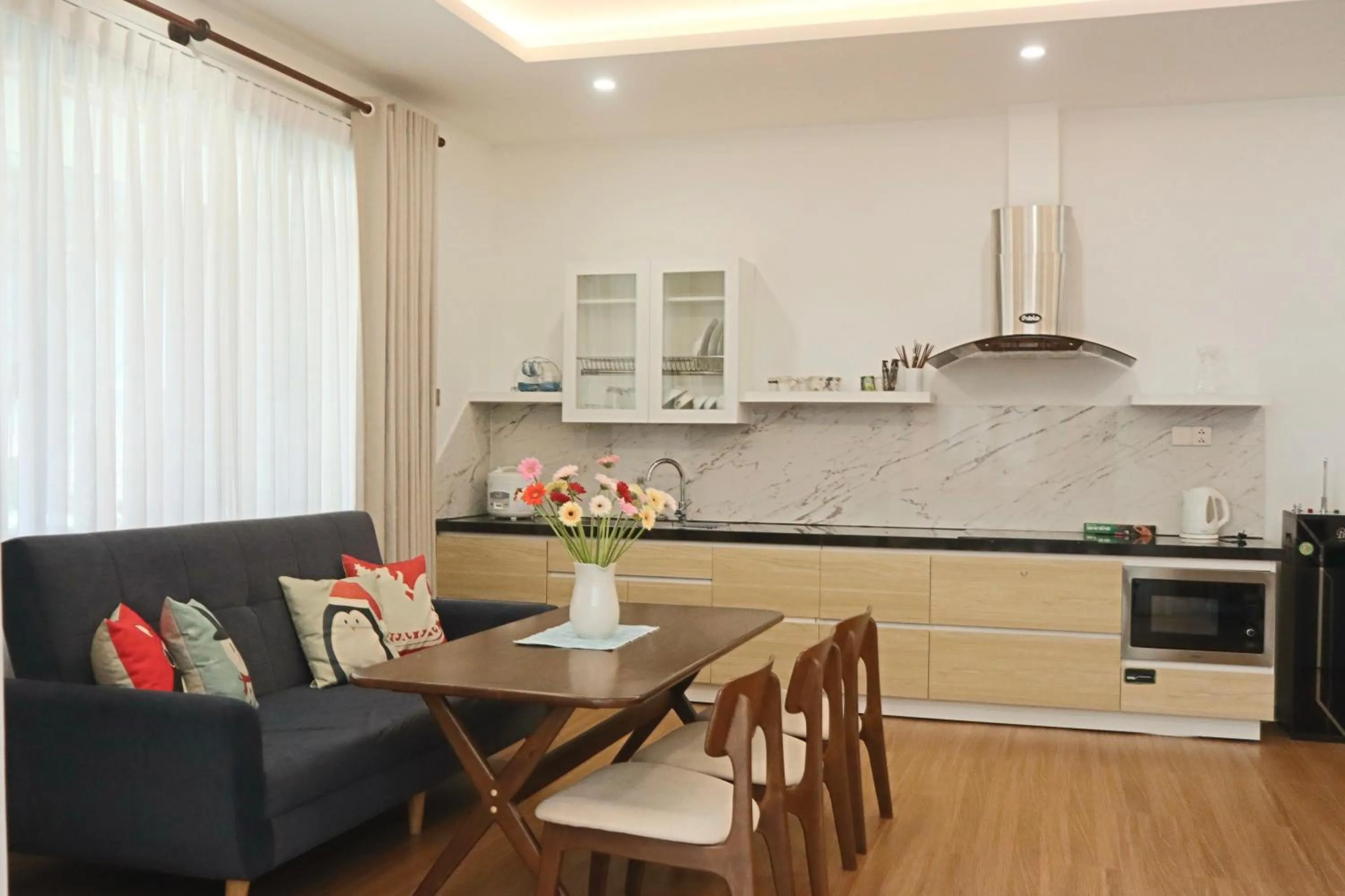 Kitchen or kitchenette in Hoang Loc Villa