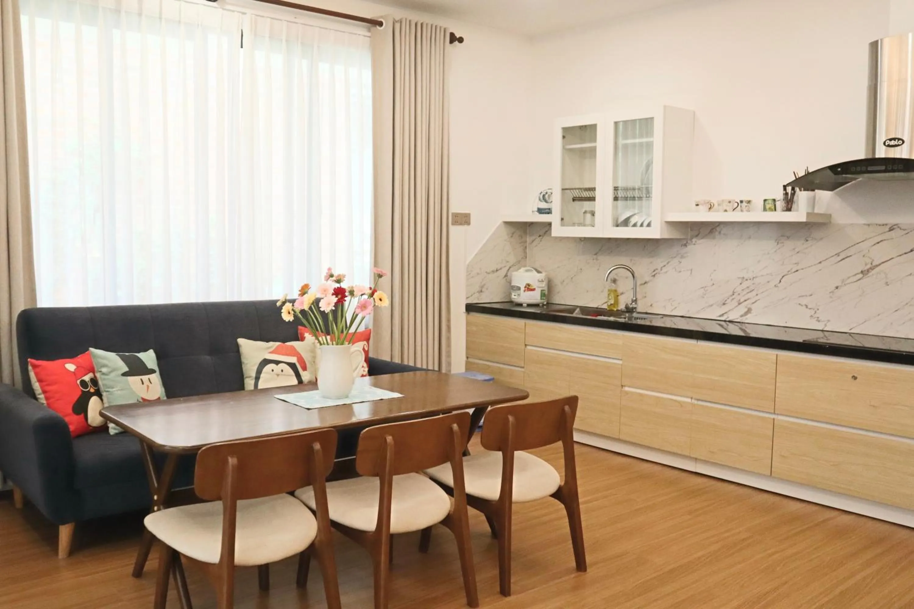 Kitchen or kitchenette in Hoang Loc Villa