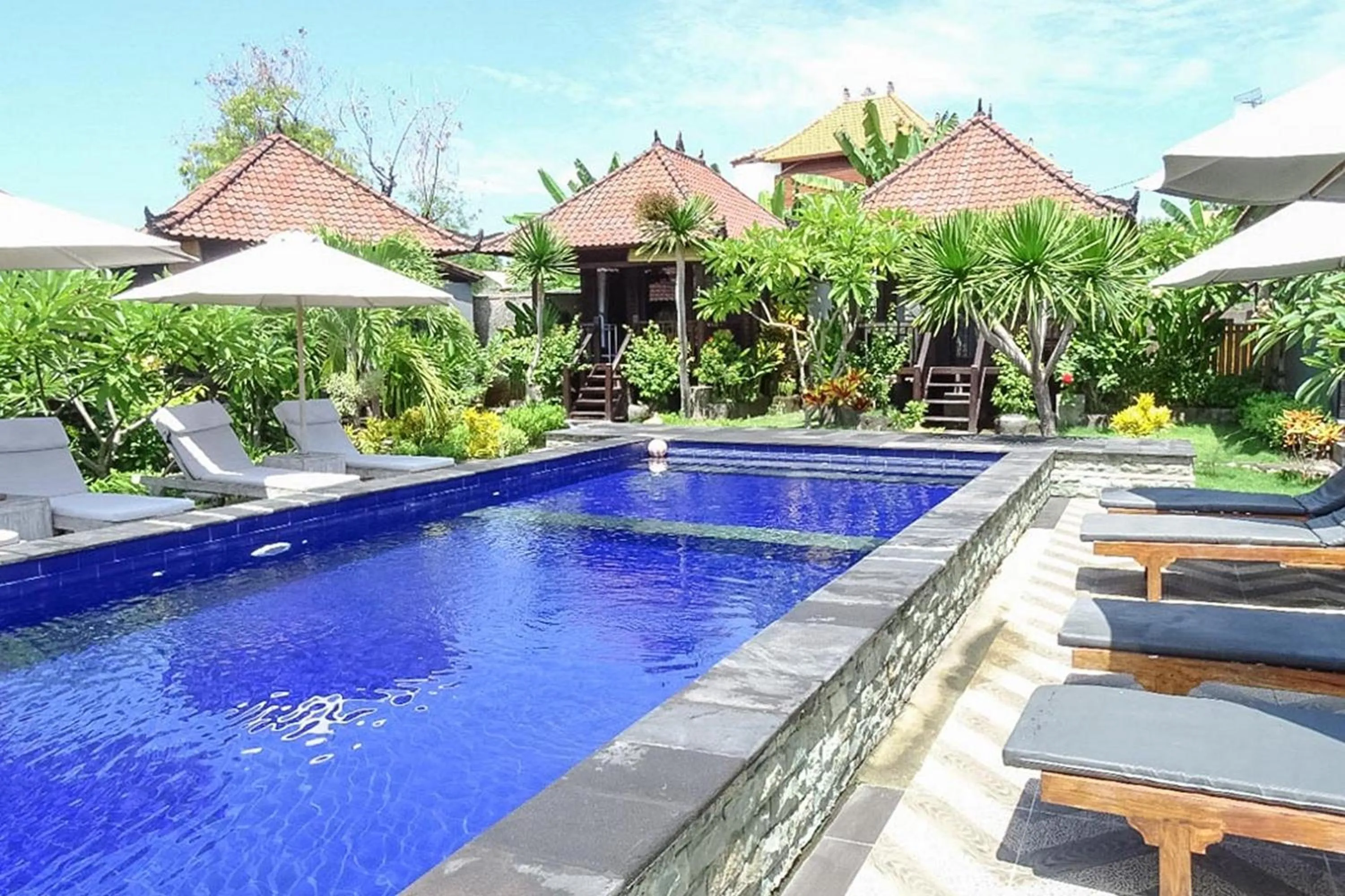 Swimming pool in Perdana Homestay Lembongan