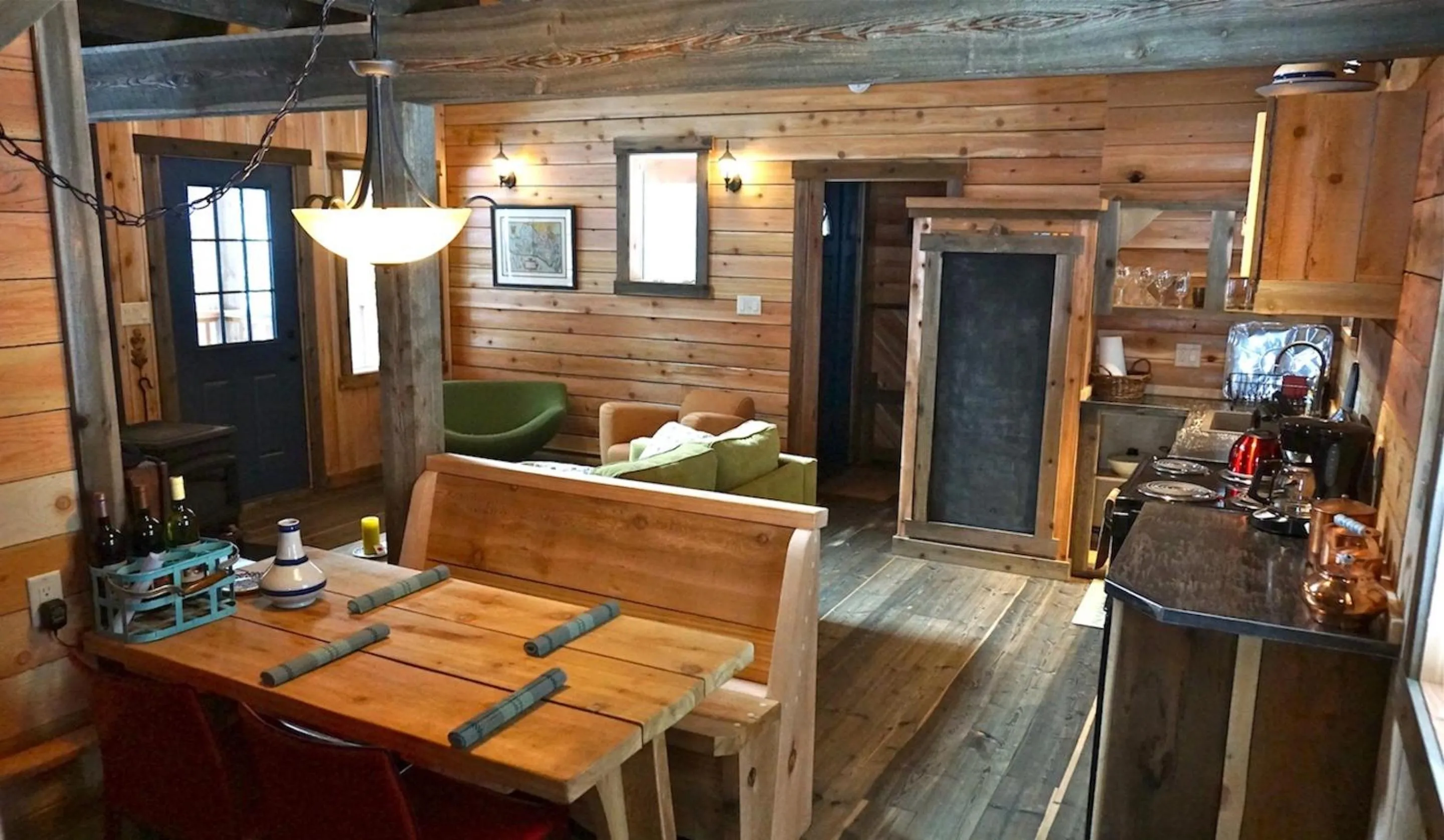 Dining area in Logden Lodge