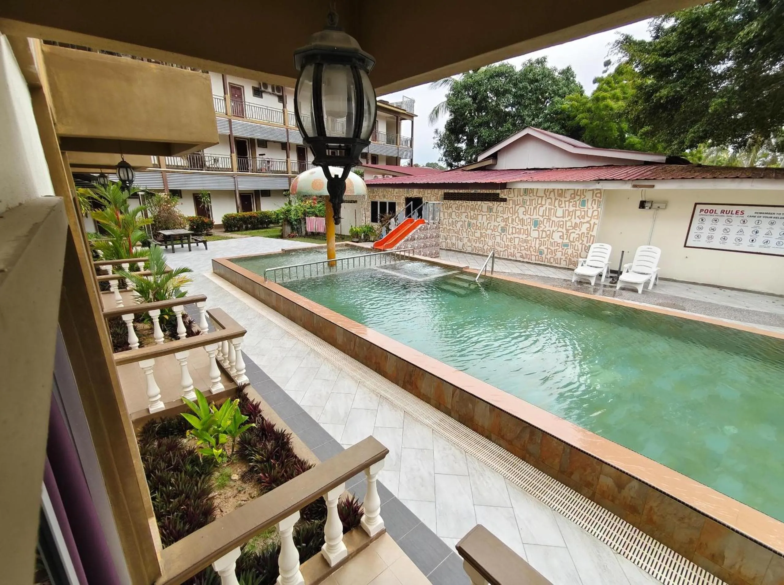 Swimming pool in Casa Idaman Motel Langkawi