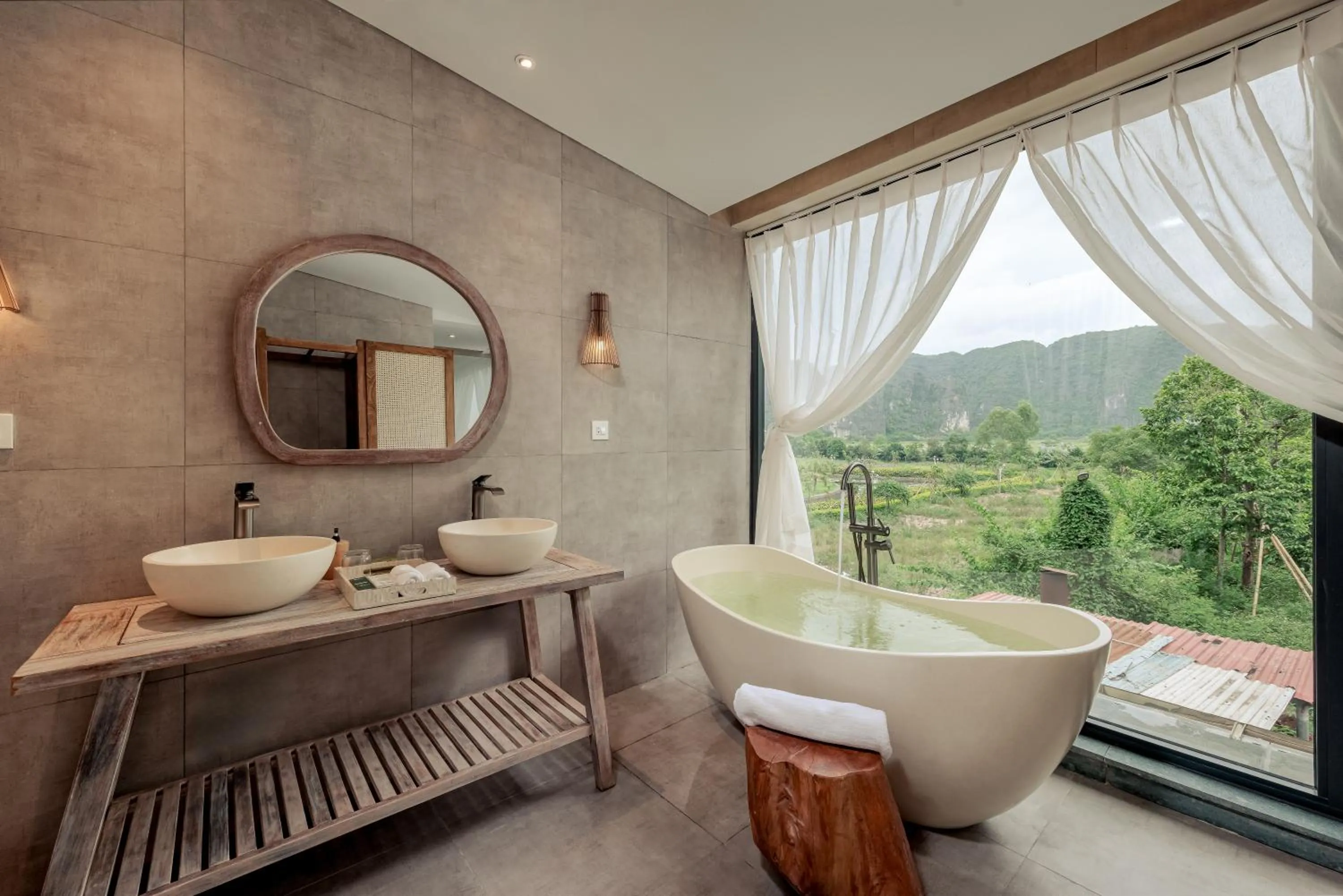 Natural landscape in La Sen Village