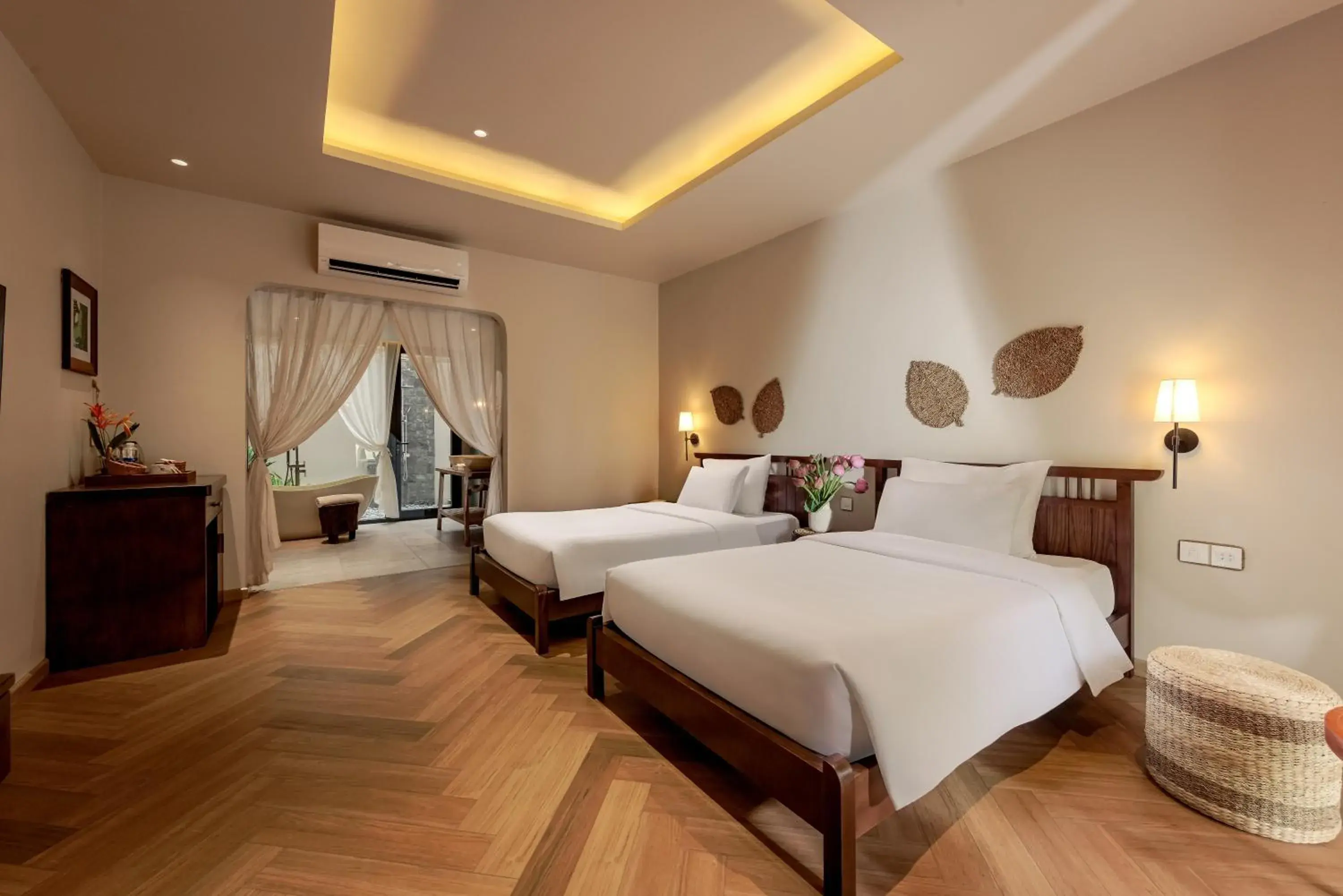 Private Twin Veranda Suite Room in La Sen Village Private Twin Veranda Suite Room in La Sen Village