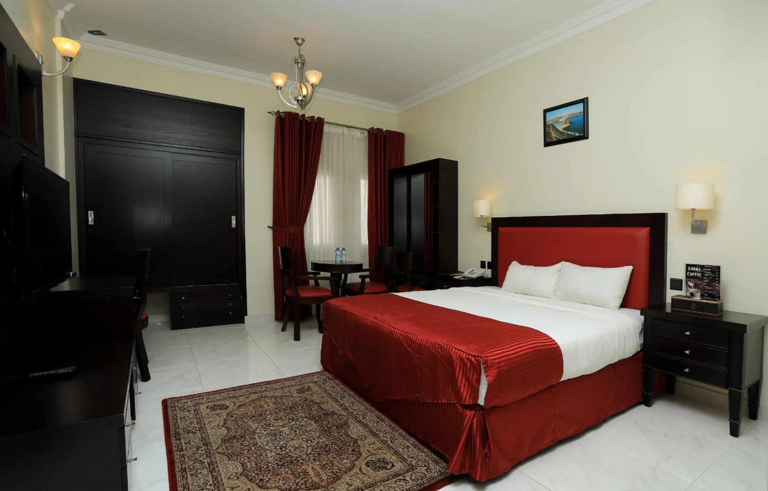 Bedroom, Bed in Remas Hotel Suites - Al Khoudh, Seeb, Muscat