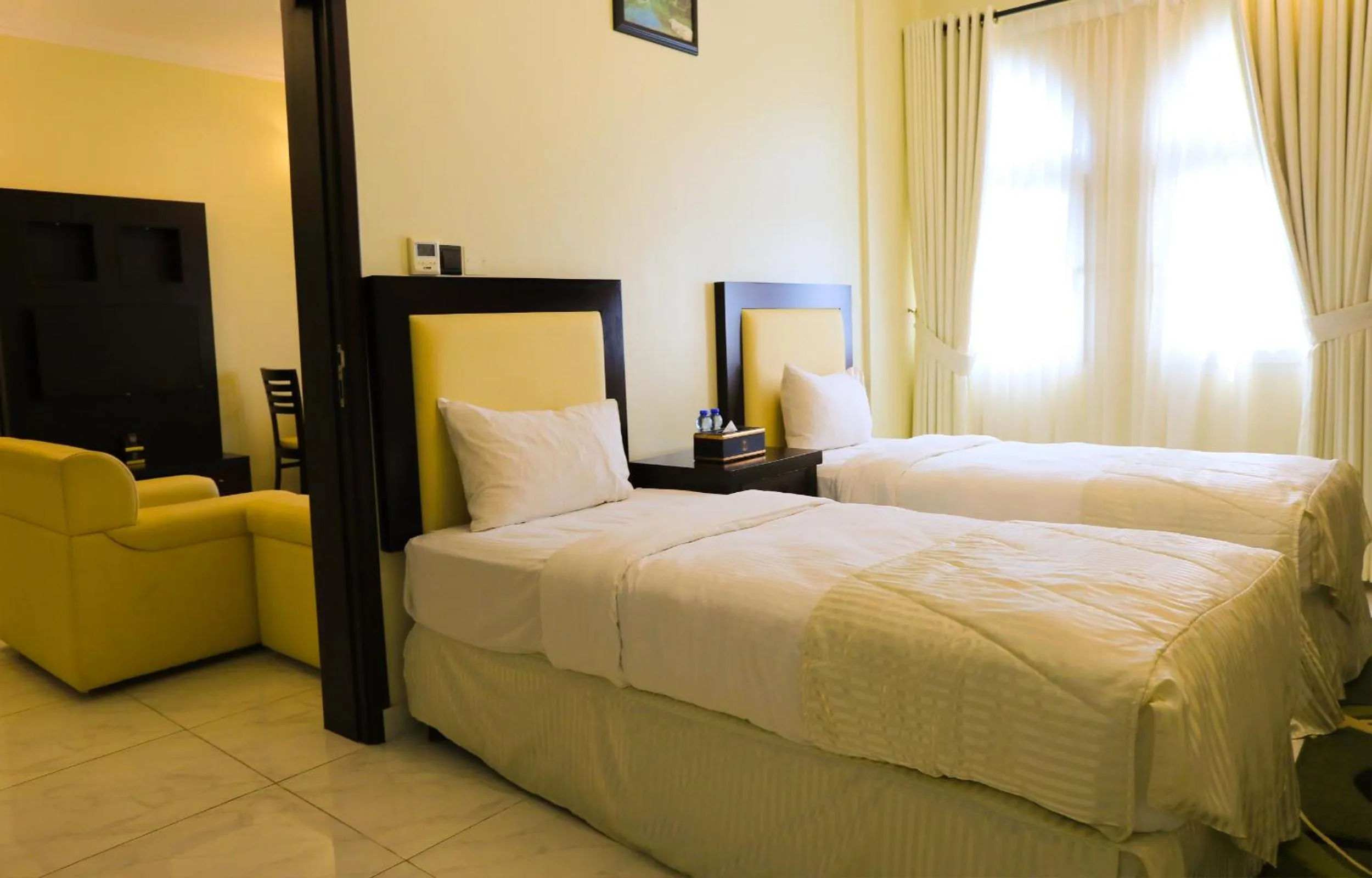 Bedroom, Bed in Remas Hotel Suites - Al Khoudh, Seeb, Muscat