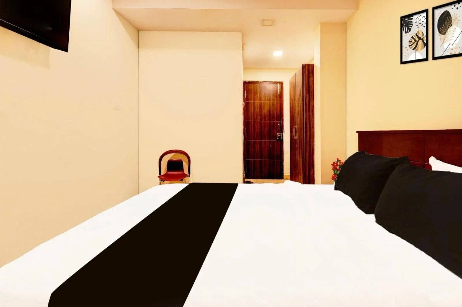 Bedroom in Hotel O Akshaya Bheemas Inn